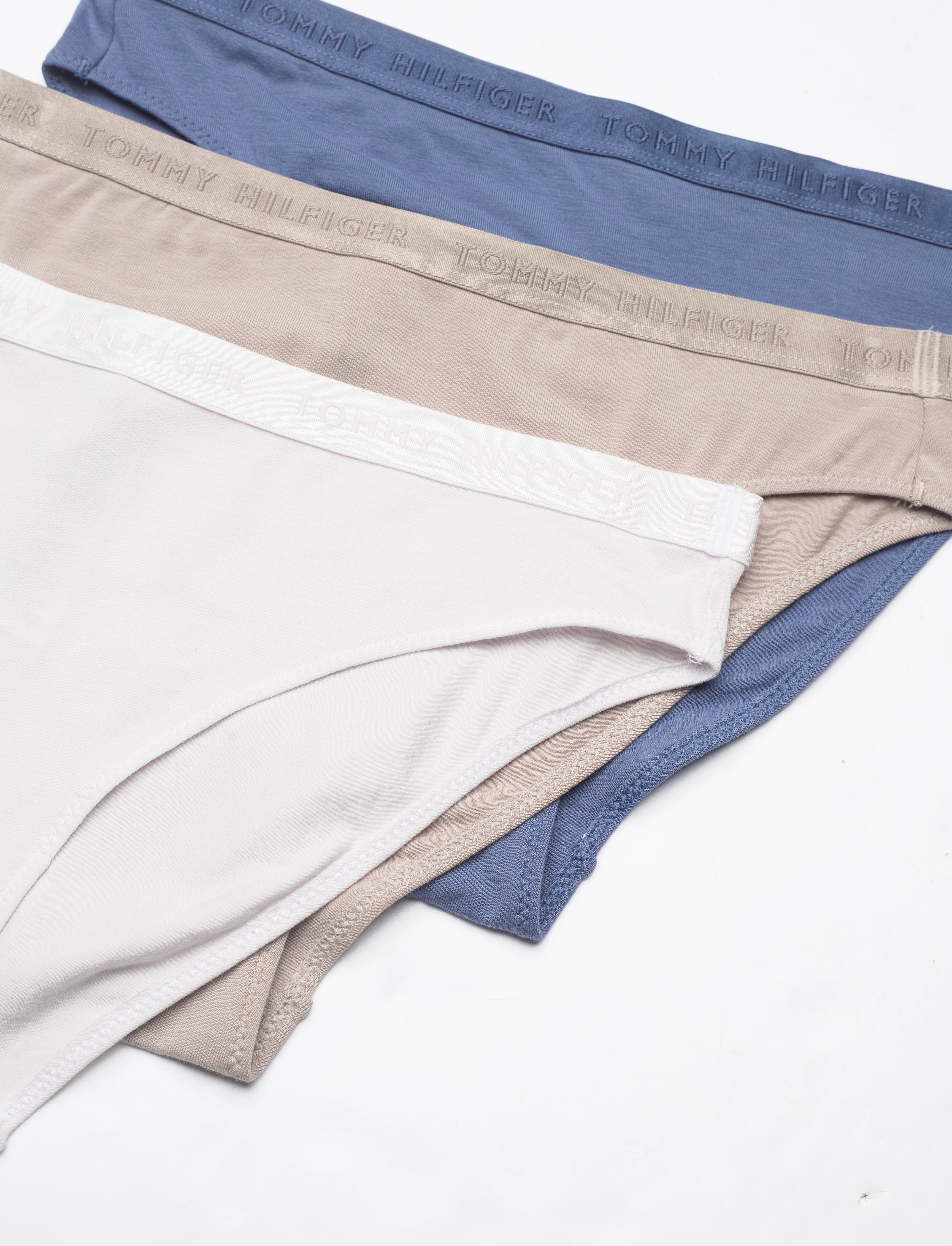 Tommy Hilfiger - 3 PACK BIKINI - smooth taupe/iron blue/starlight - 1