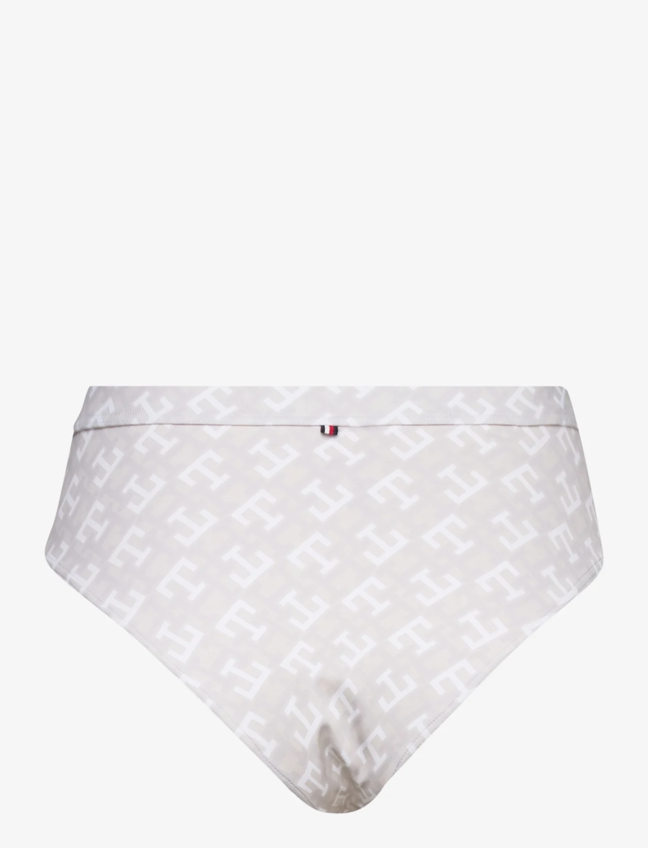 Tommy Hilfiger - HIGH WAIST CHEEKY BIKINI PRINT - bikinibroekjes met hoge taille - wsw amd monogram white - 1