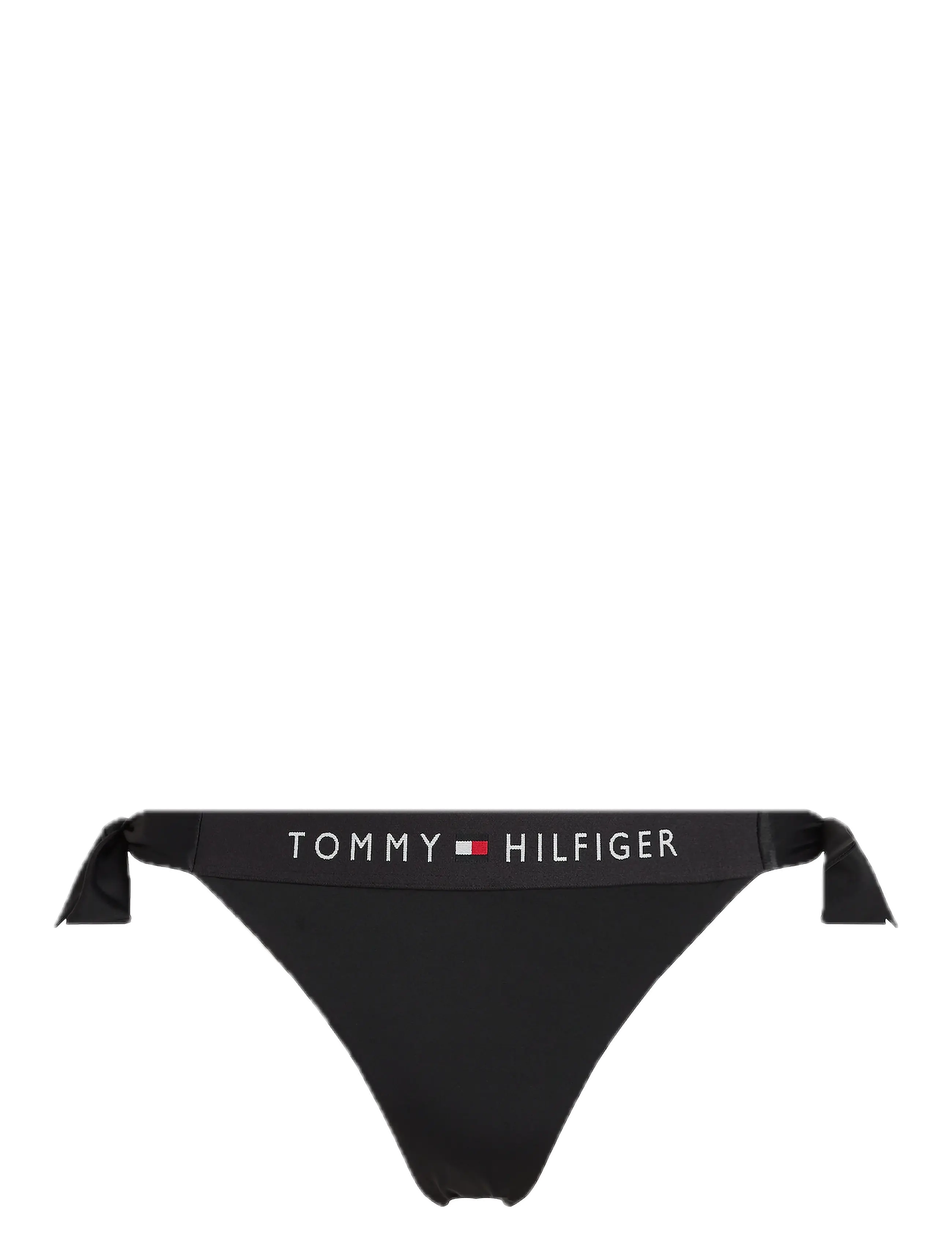 Tommy Hilfiger SIDE TIE CHEEKY BIKINI - Bademode - BLACK / black