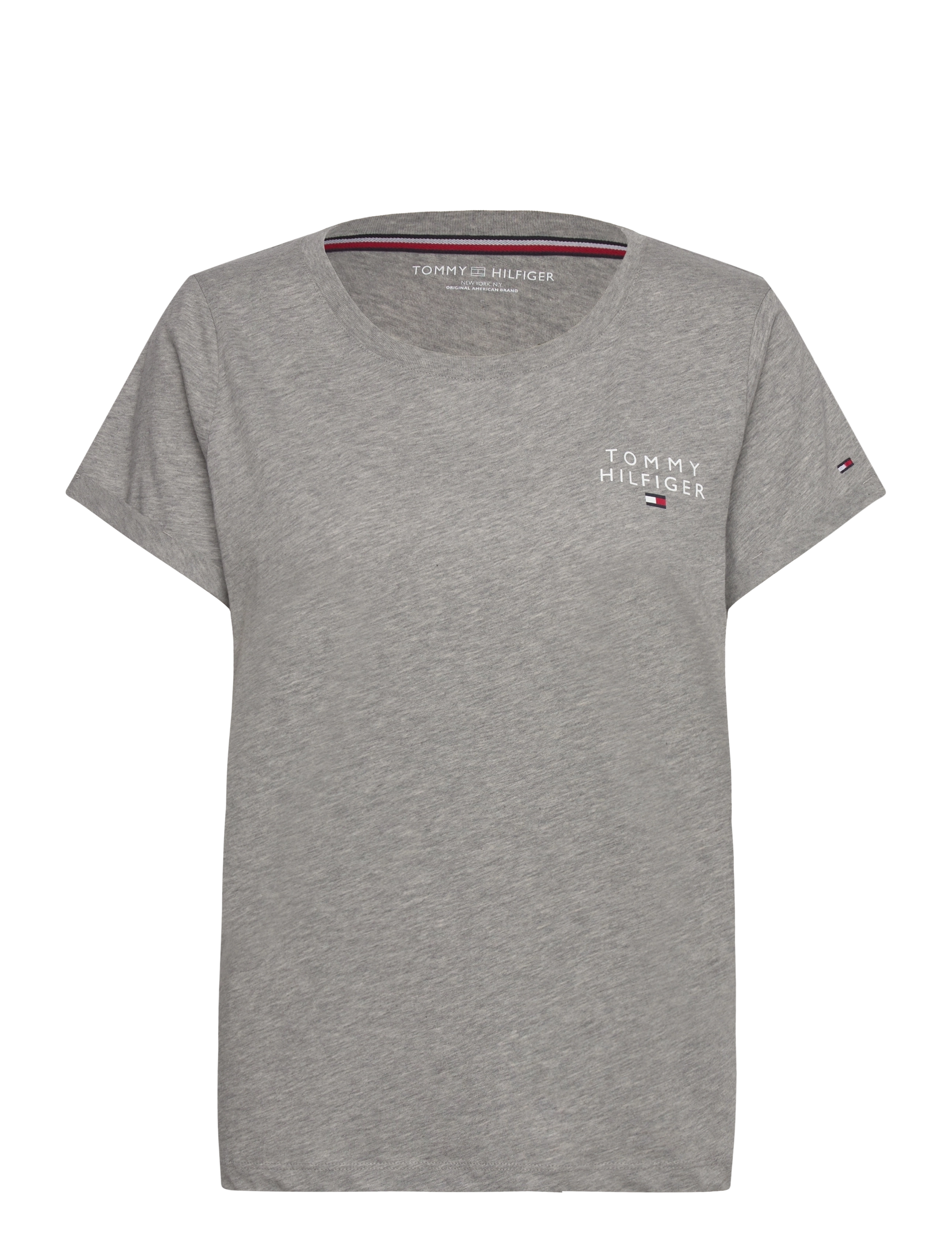 Tommy Hilfiger SHORT SLEEVE T-SHIRT - Kampagne - LIGHT GREY HEATHER / grey