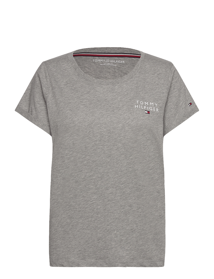 Tommy Hilfiger - SHORT SLEEVE T-SHIRT - t-särgid - light grey heather - 0