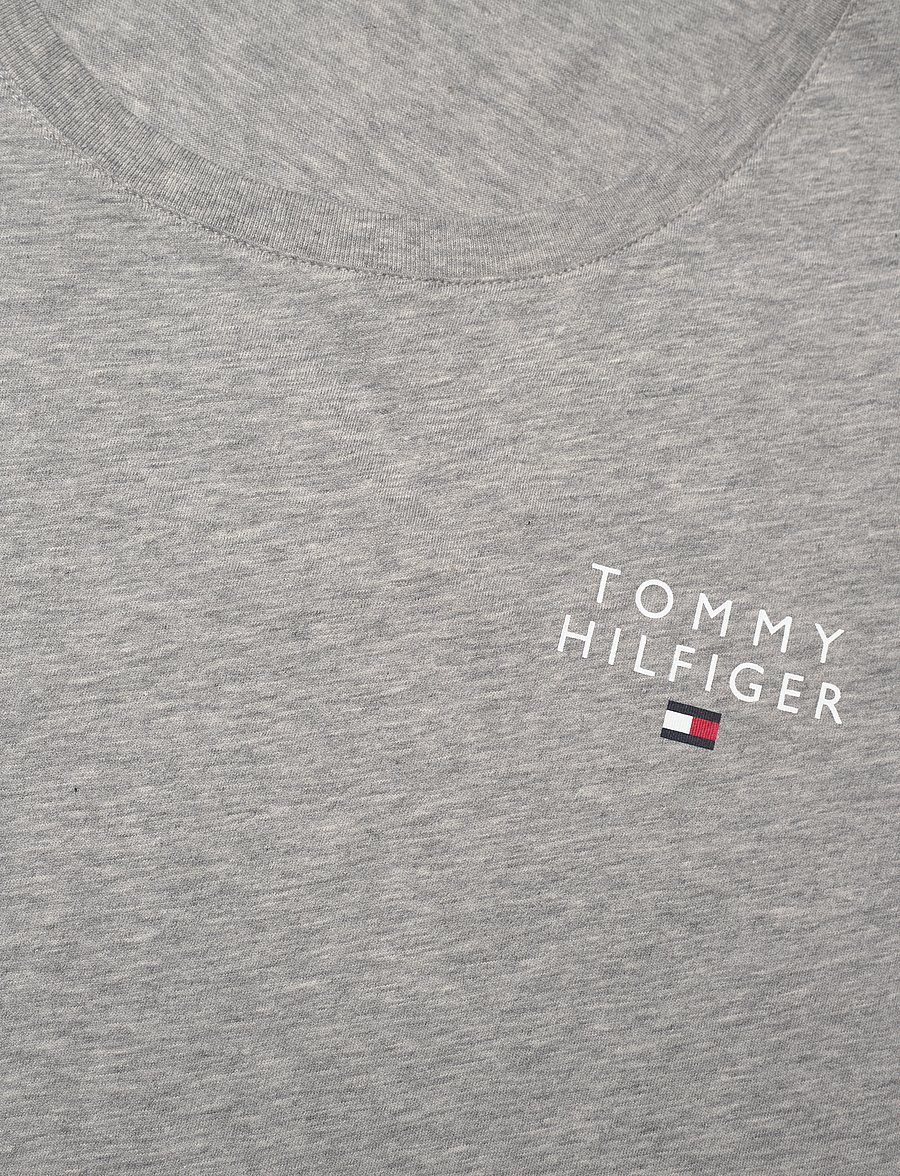 Tommy Hilfiger - SHORT SLEEVE T-SHIRT - t-särgid - light grey heather - 4