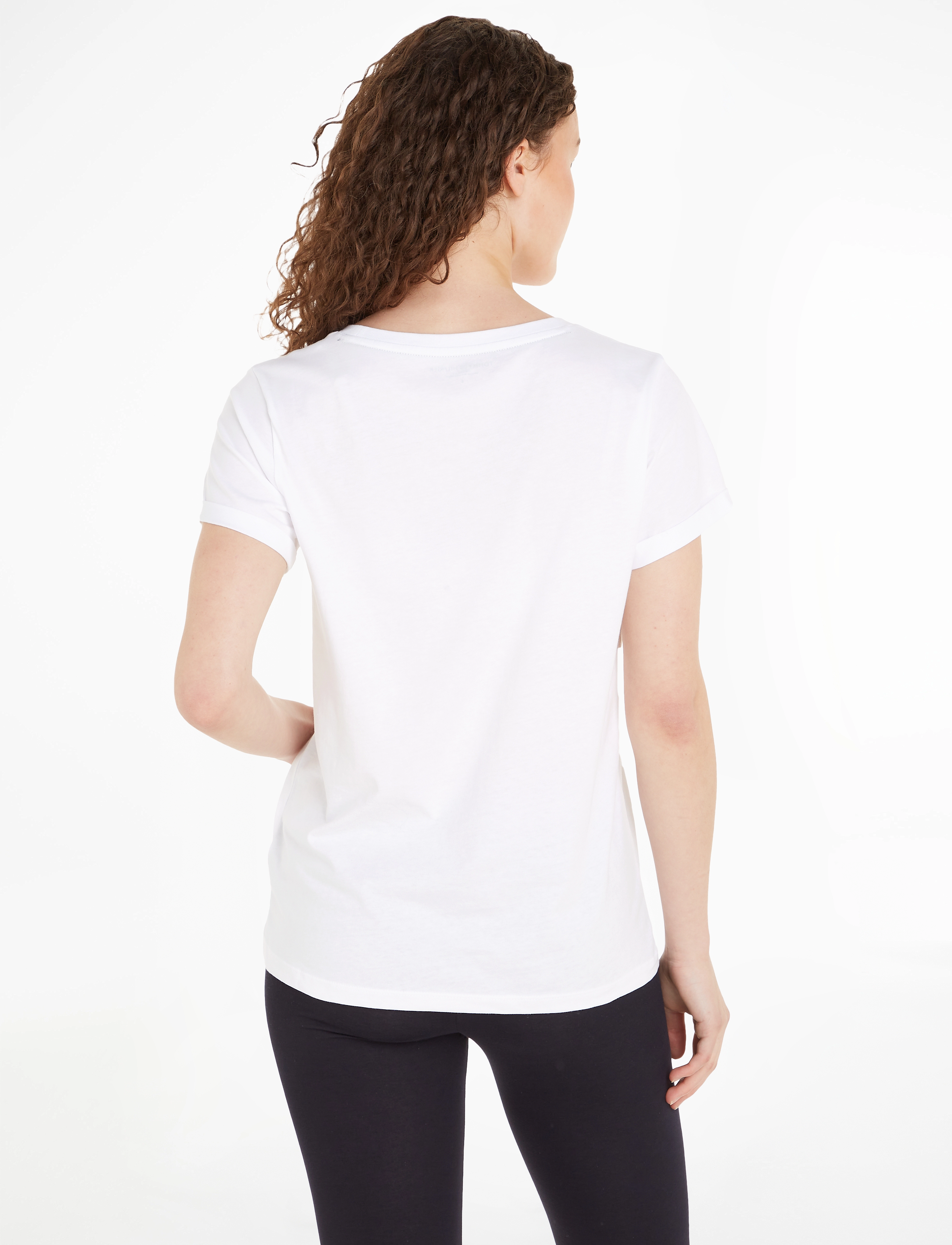 Tommy Hilfiger - SHORT SLEEVE T-SHIRT - t-shirts - white - 2