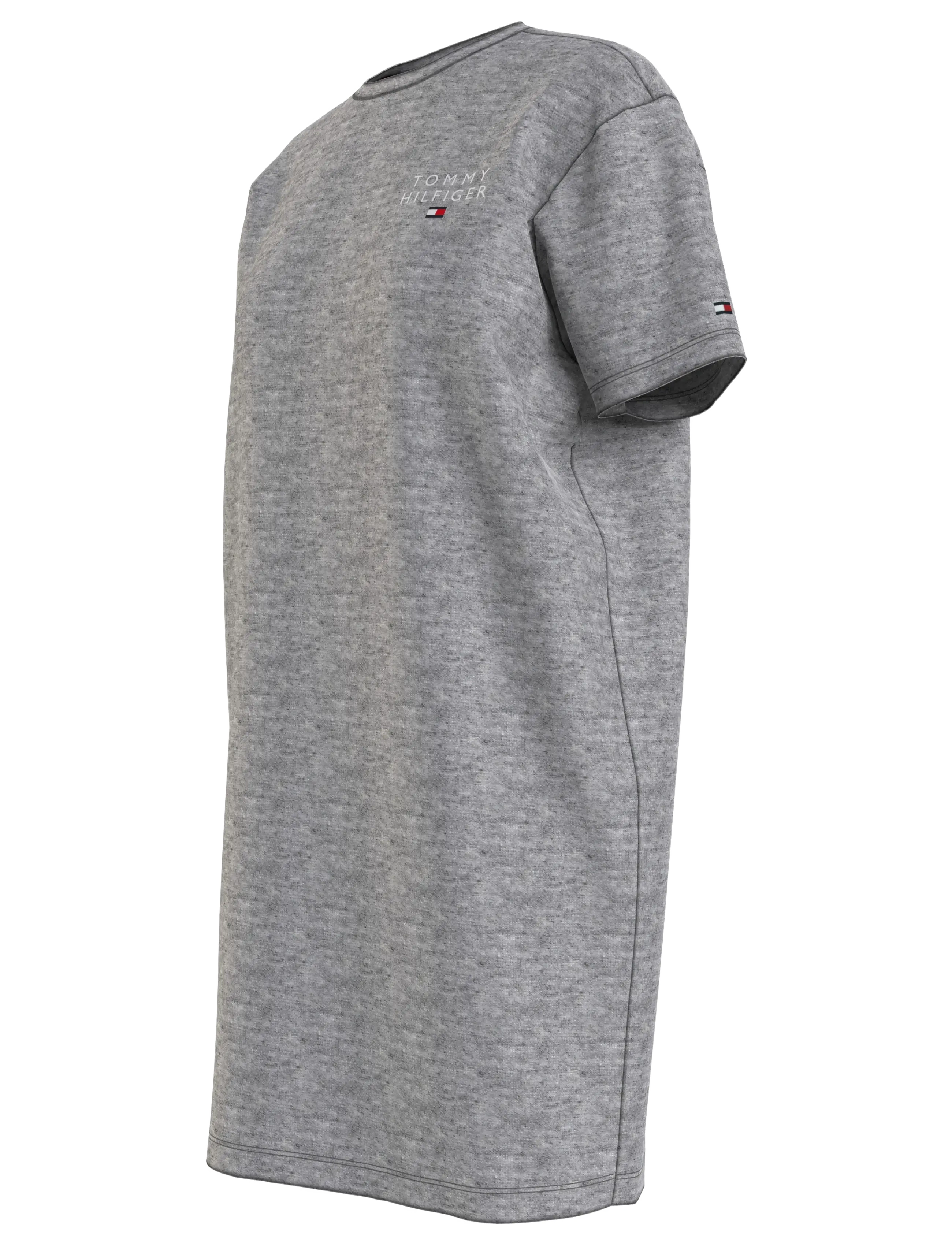 Tommy Hilfiger - SHORT SLEEVE T-SHIRT DRESS - light grey heather - 3