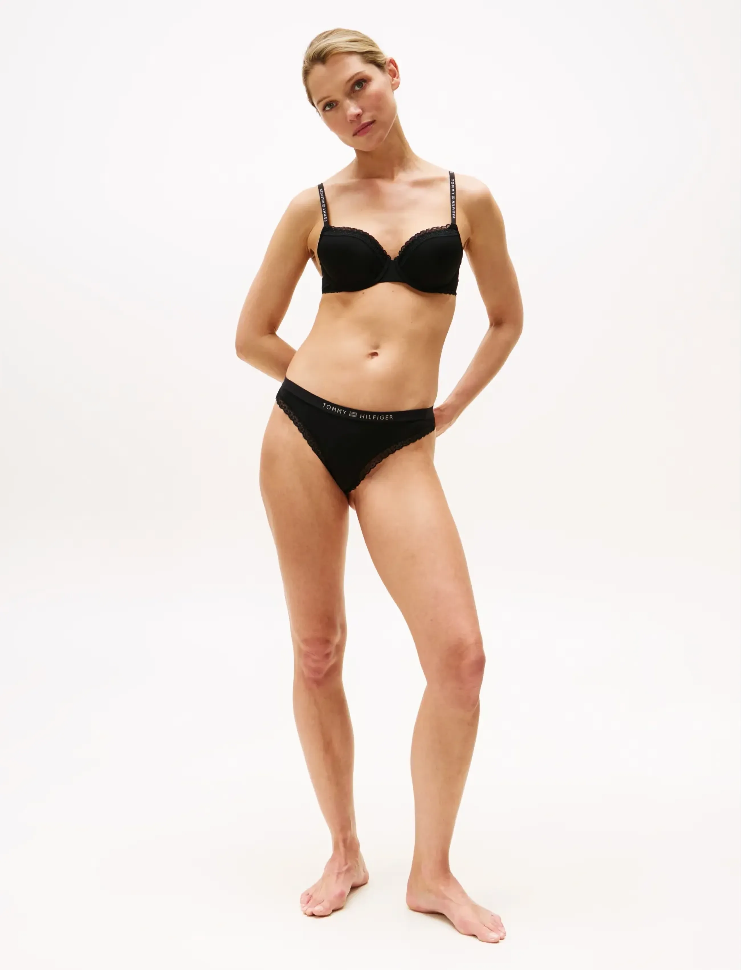 Tommy Hilfiger - DEMI-BRA - push up bhs - black - 5