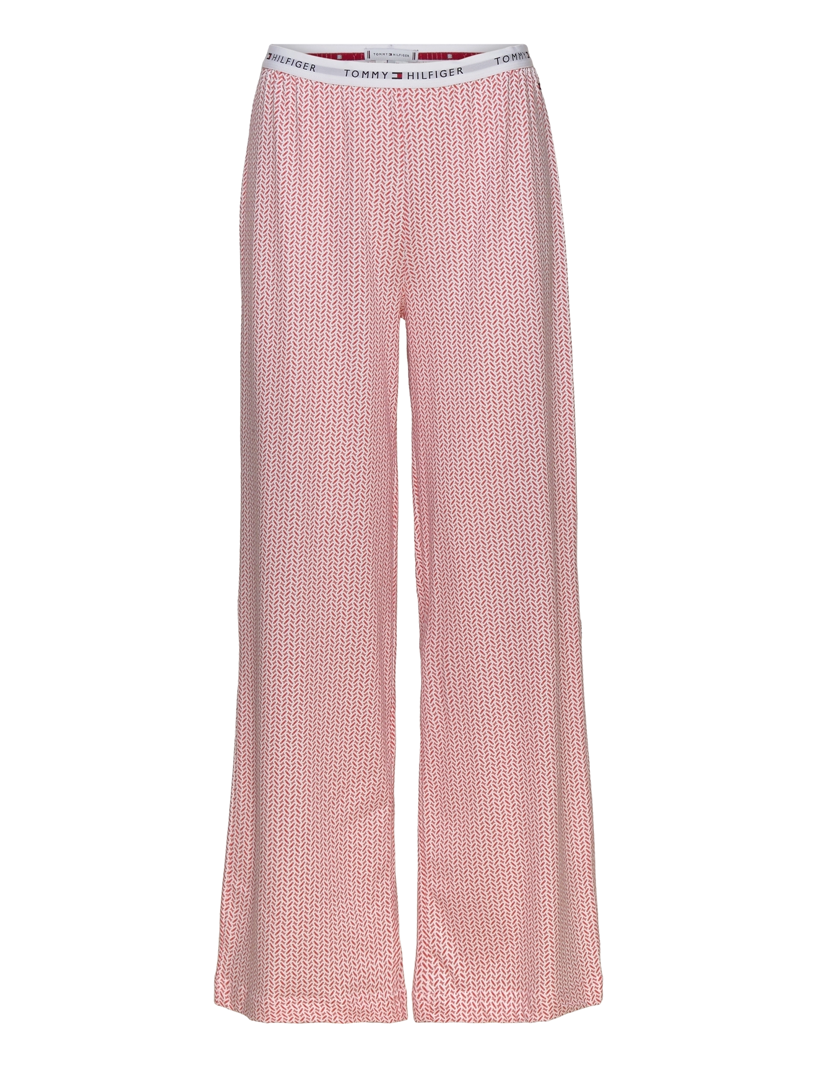 Tommy Hilfiger - LONG SLEEVE JERSEY PYJ SET - coral clay / mini geo pink - 2
