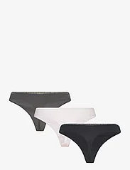 Tommy Hilfiger - 3P THONG (EXT SIZES) - stringit - pearly pink/dark ash/des sky - 1