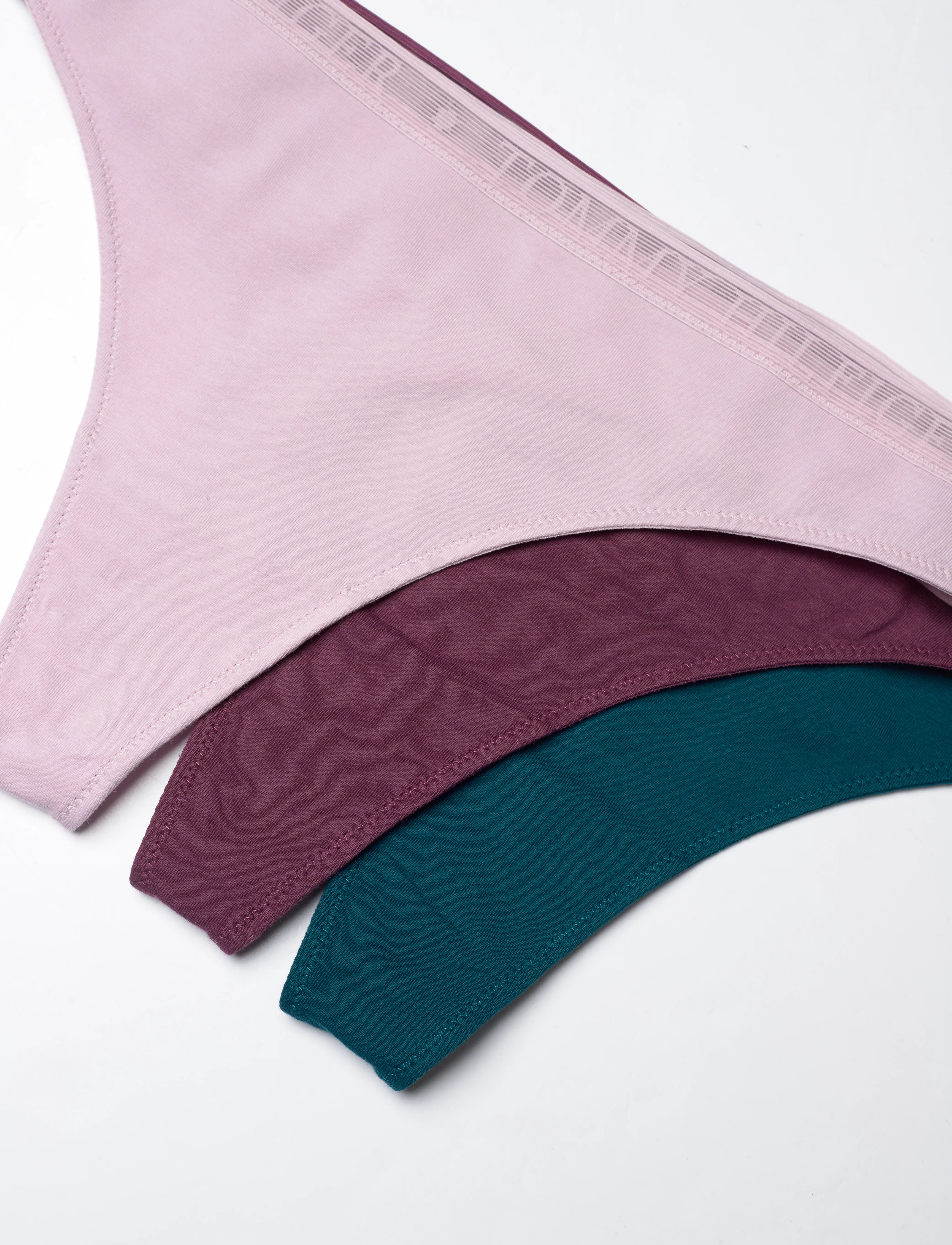 Tommy Hilfiger - 3P THONG - breezy orchid/her plum/mid turq - 1