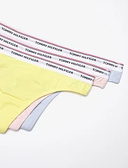Tommy Hilfiger - 3 PACK THONG (EXT SIZES) - string - whimsy pink/yellow tulip/b blue - 1