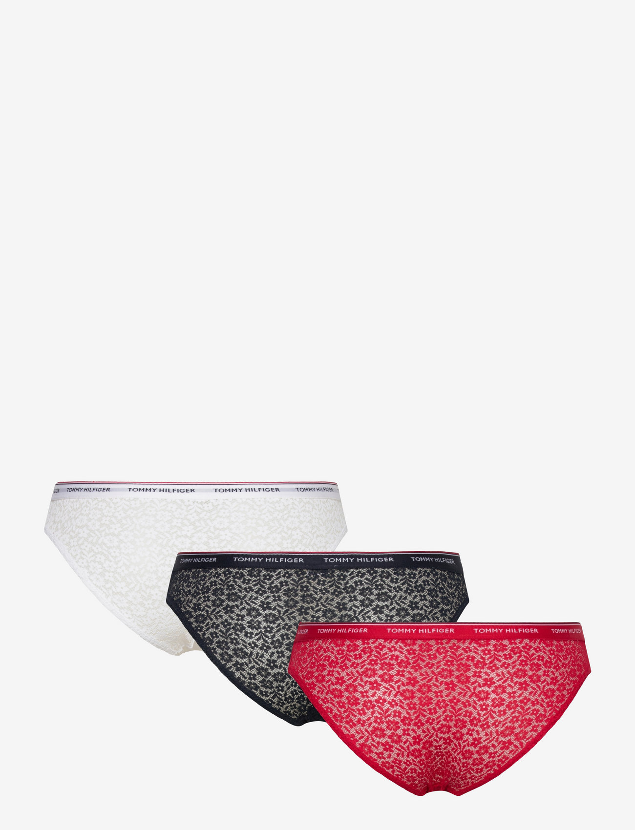 Tommy Hilfiger - 3 PACK BIKINI LACE - laveste priser - desert sky white primary red - 2
