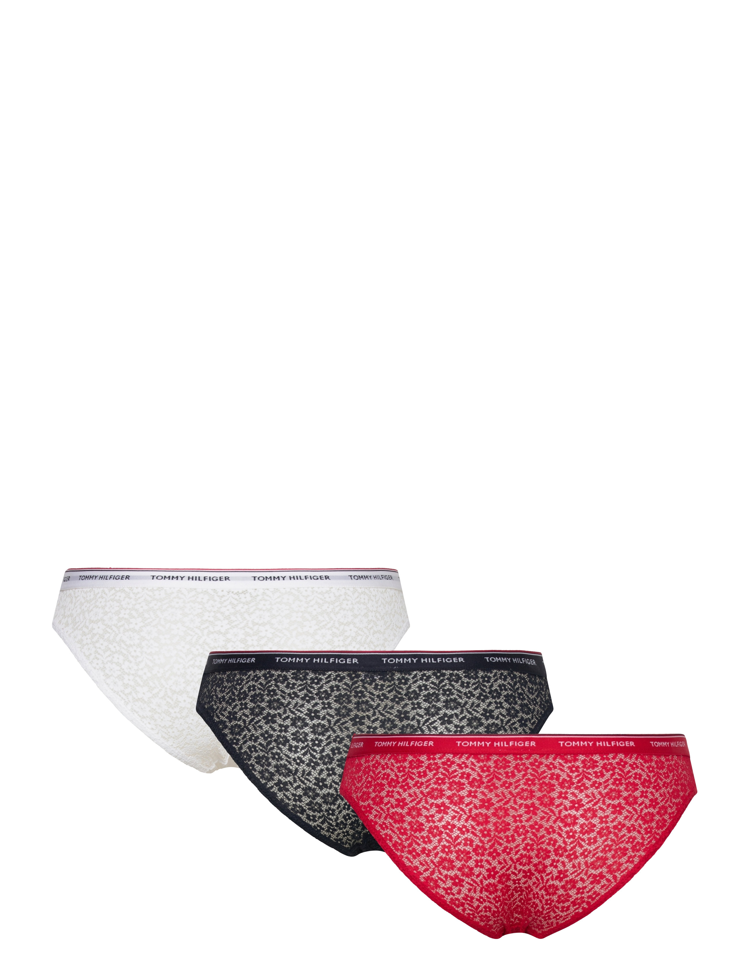 Tommy Hilfiger - 3 PACK BIKINI LACE - klassiset alushousut - desert sky white primary red - 2