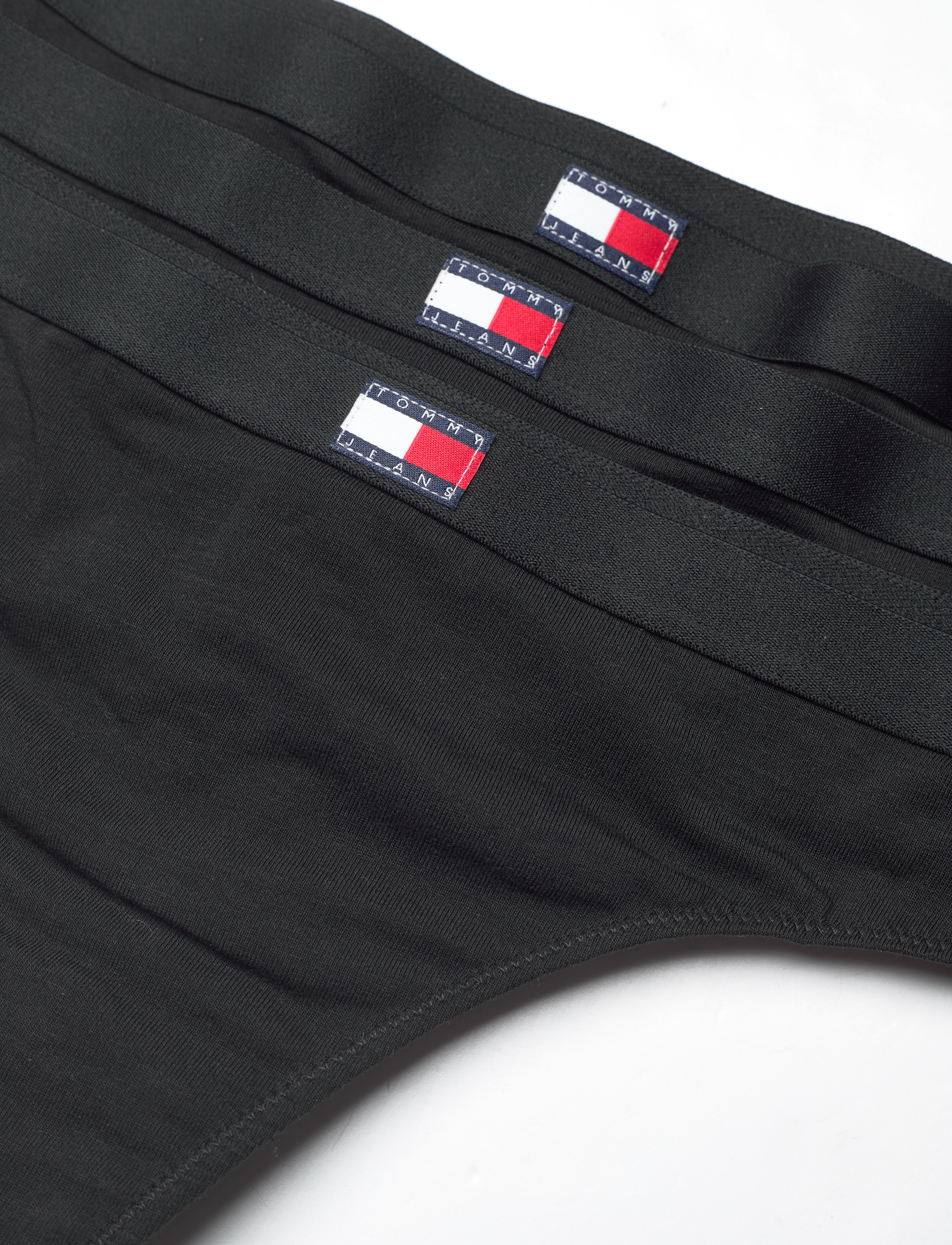 Tommy Hilfiger - 3P CLASSIC THONG (EXT SIZES) - black/black/black - 1