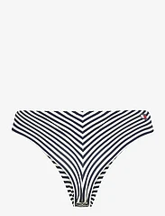 Tommy Hilfiger - BRAZILIAN PRINT - bikinibroekjes - skinny stripe dark night and wht - 1