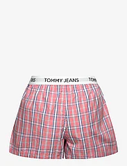 Tommy Hilfiger - TANK & SHORT PJ SET - syntymäpäivälahjat - white / tj pink plaid - 3