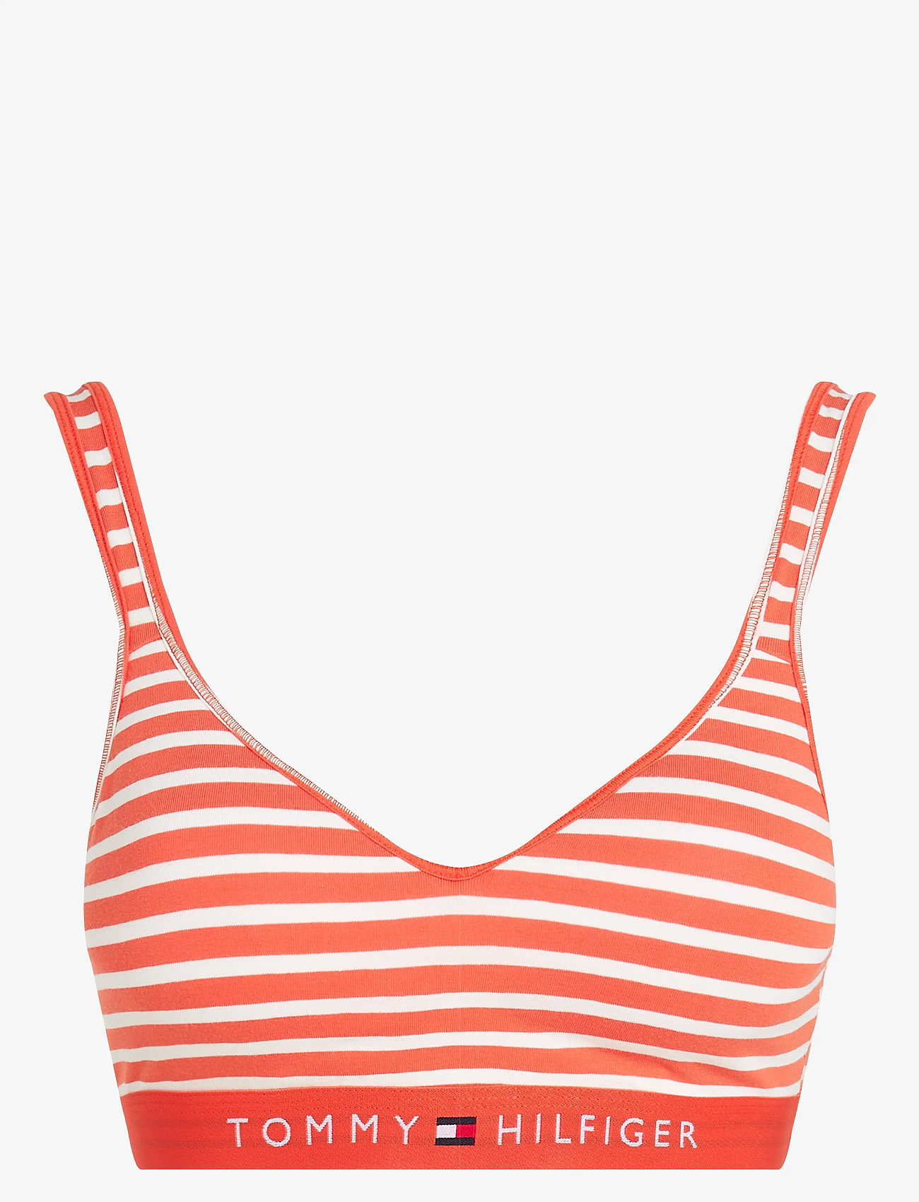Tommy Hilfiger - BRALETTE LIFT PRINT - bralette - breton small brilliant orange - 0
