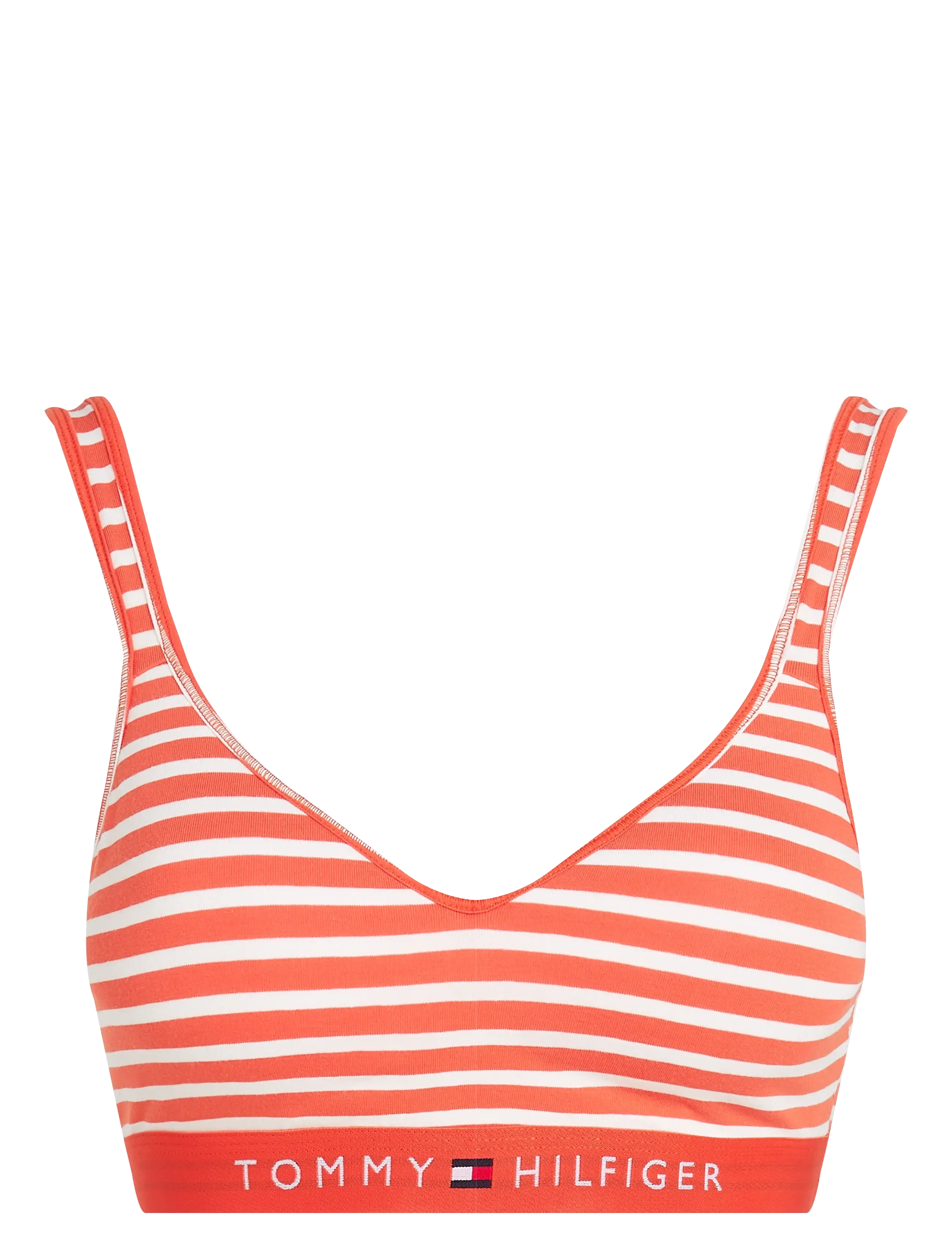 Tommy Hilfiger BRALETTE LIFT PRINT - BH'er - BRETON SMALL BRILLIANT ORANGE / orange