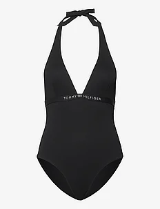 HALTER ONE PIECE RP (EXT SIZES), Tommy Hilfiger