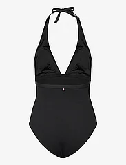 Tommy Hilfiger - HALTER ONE PIECE RP (EXT SIZES) - swimsuits - black - 1