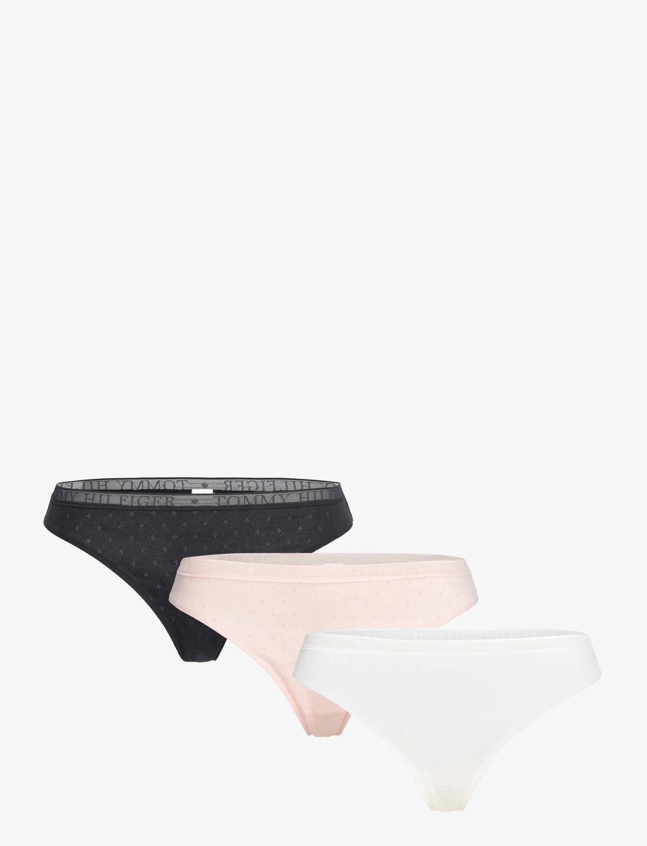 Tommy Hilfiger - 3P THONG - lowest prices - desert sky/white/pale pink - 0