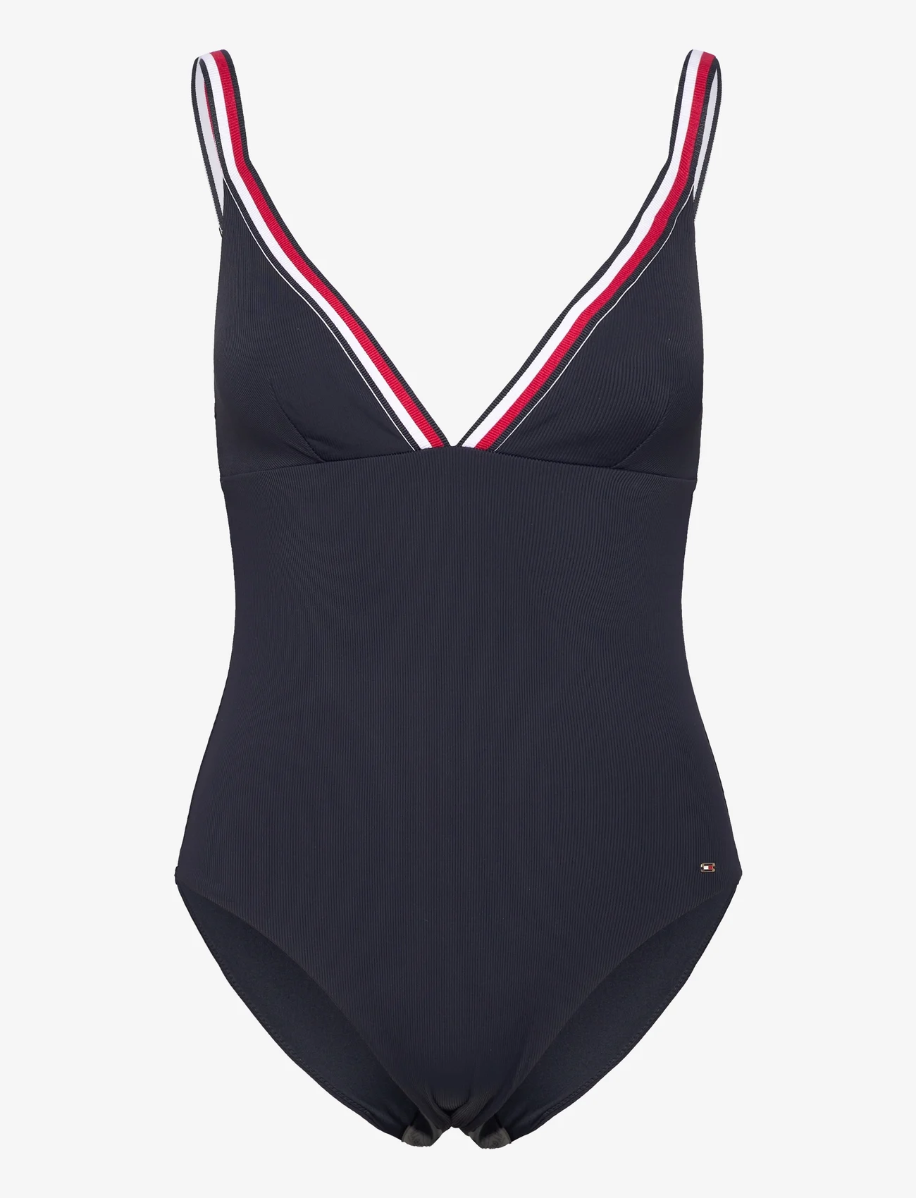 Tommy Hilfiger - TRIANGLE ONE PIECE RP - badedragter - desert sky - 0