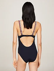 Tommy Hilfiger - TRIANGLE ONE PIECE RP - swimsuits - desert sky - 5