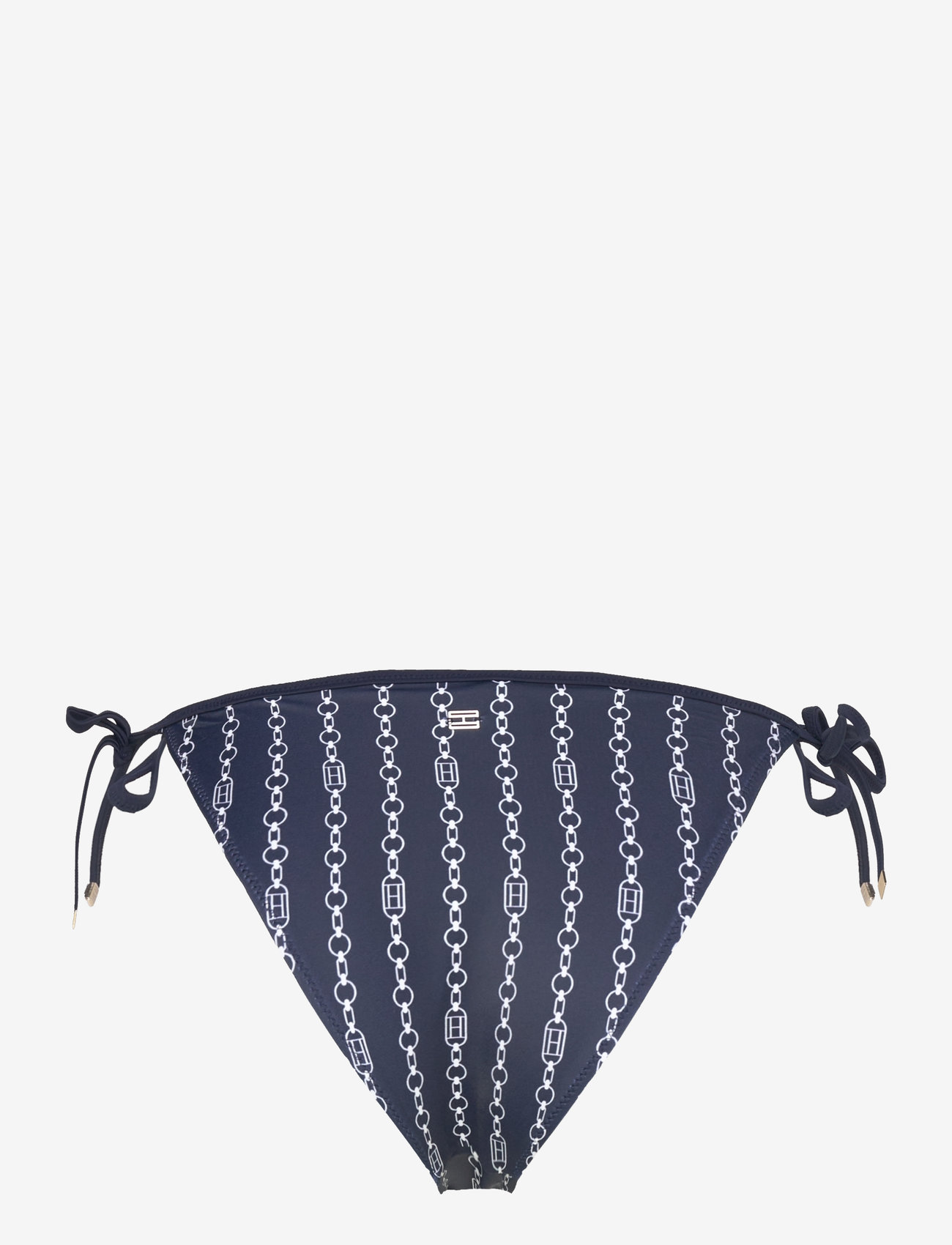 Tommy Hilfiger - CHEEKY STRING SIDE TIE PRINT - bikinis mit seitenbändern - flag chain dark night navy - 1