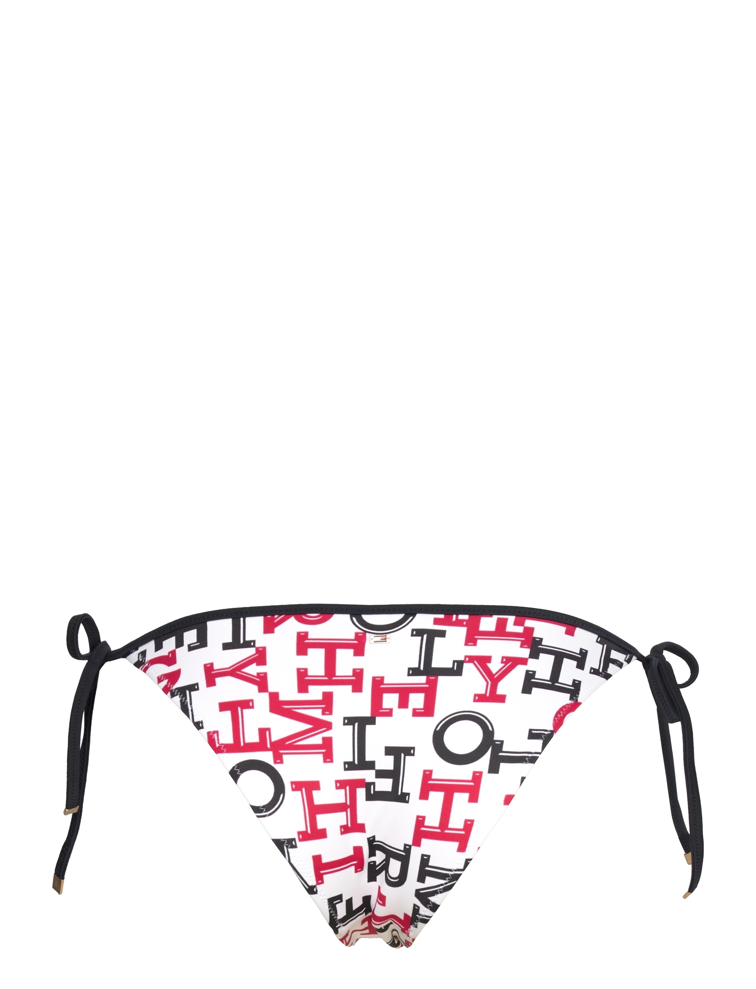 Tommy Hilfiger - CHEEKY STRING SIDE TIE PRINT - side tie bikinier - spell out red / desert sky - 2
