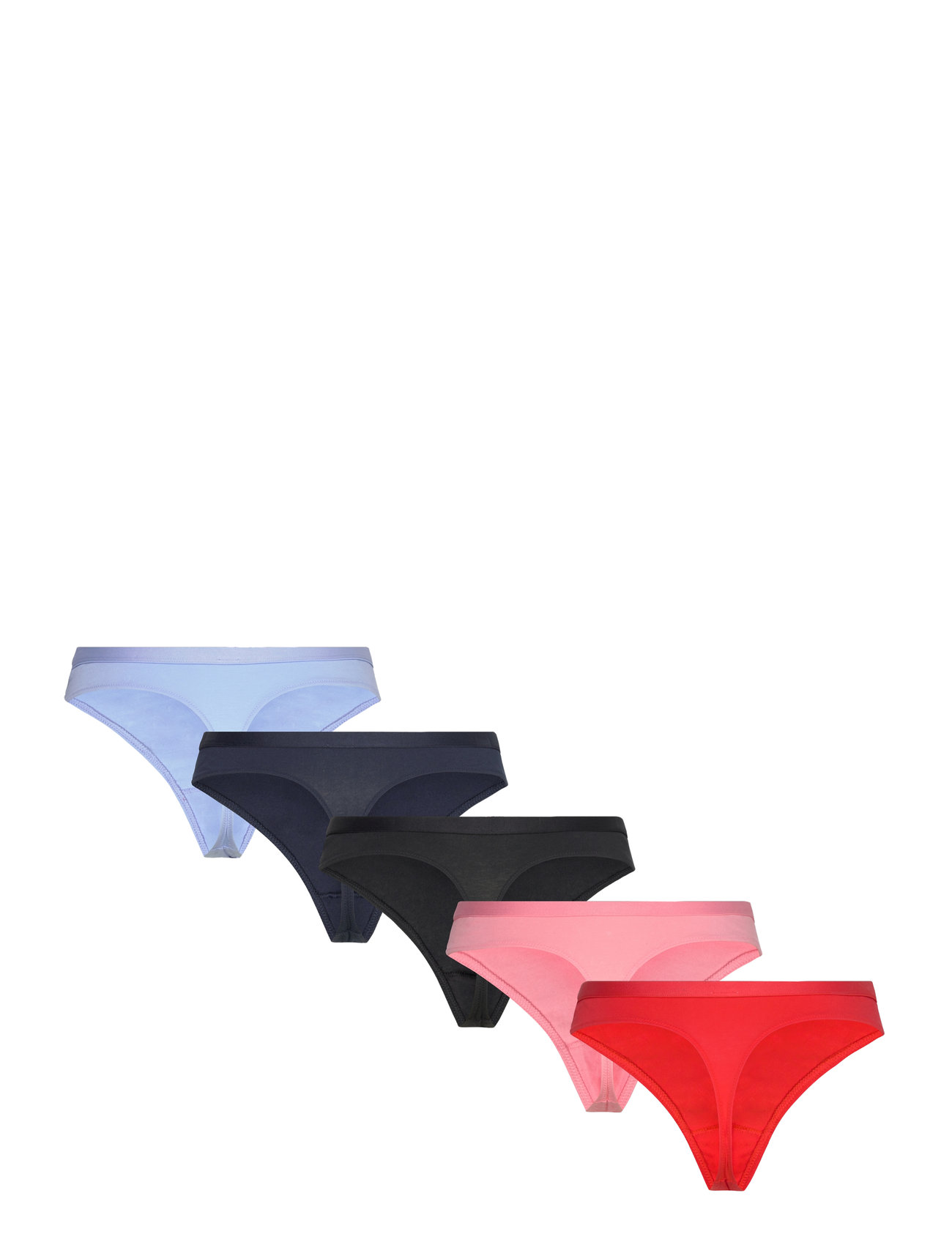 Tommy Hilfiger - 5P CLASSIC THONG - nht nvy/blk/mod blu/ht/tkd pnk - 2