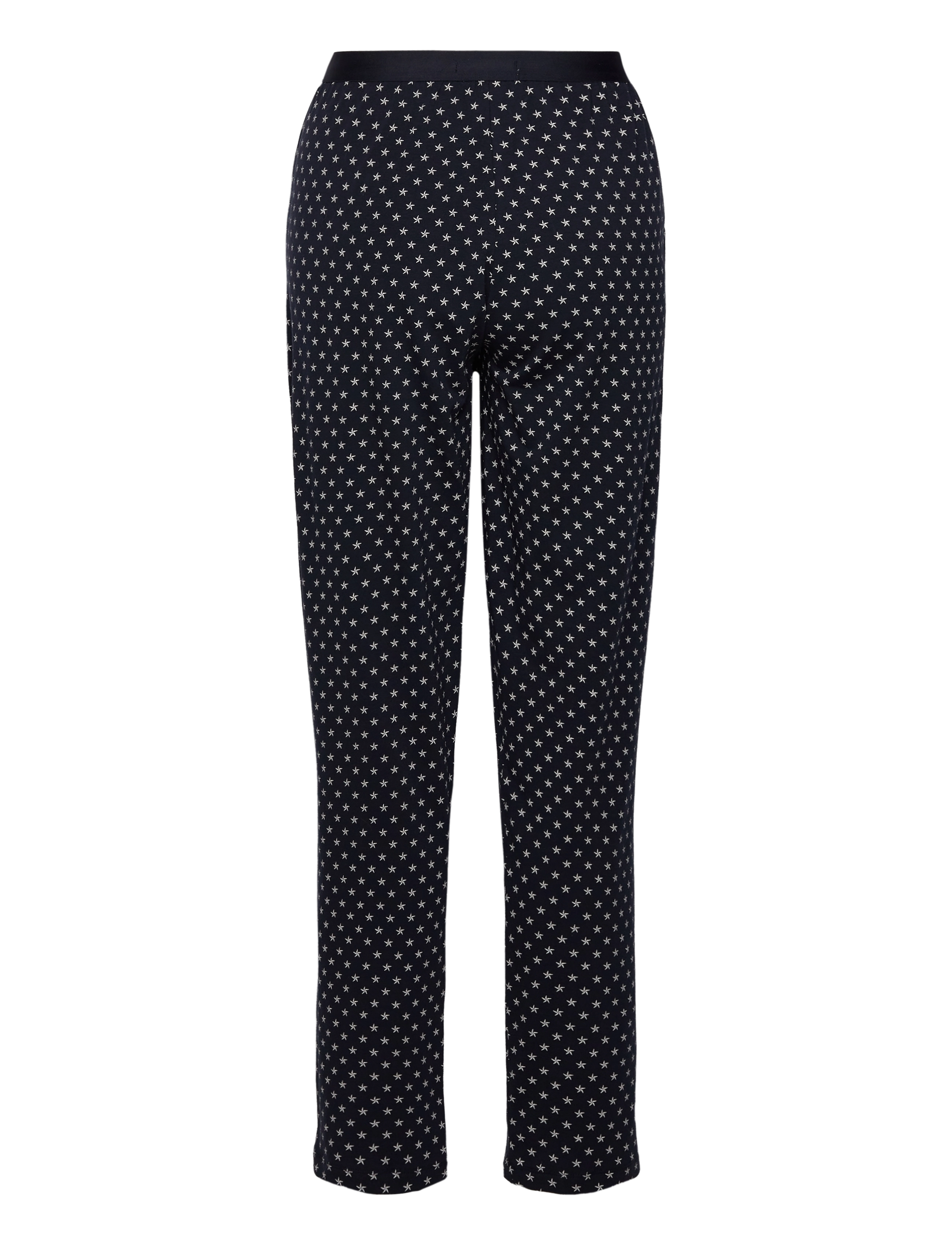 Tommy Hilfiger - LS JERSEY PJ SET - ancient white/star navy aop - 4