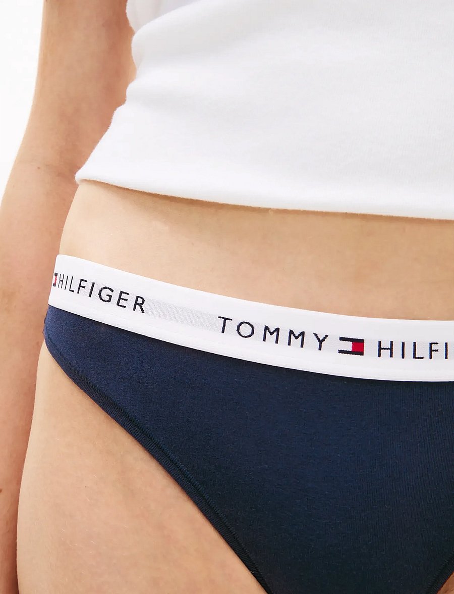 Tommy Hilfiger - 3 PACK THONG (EXT.SIZES) - stringid - navy breezy orchid sweet blue - 5