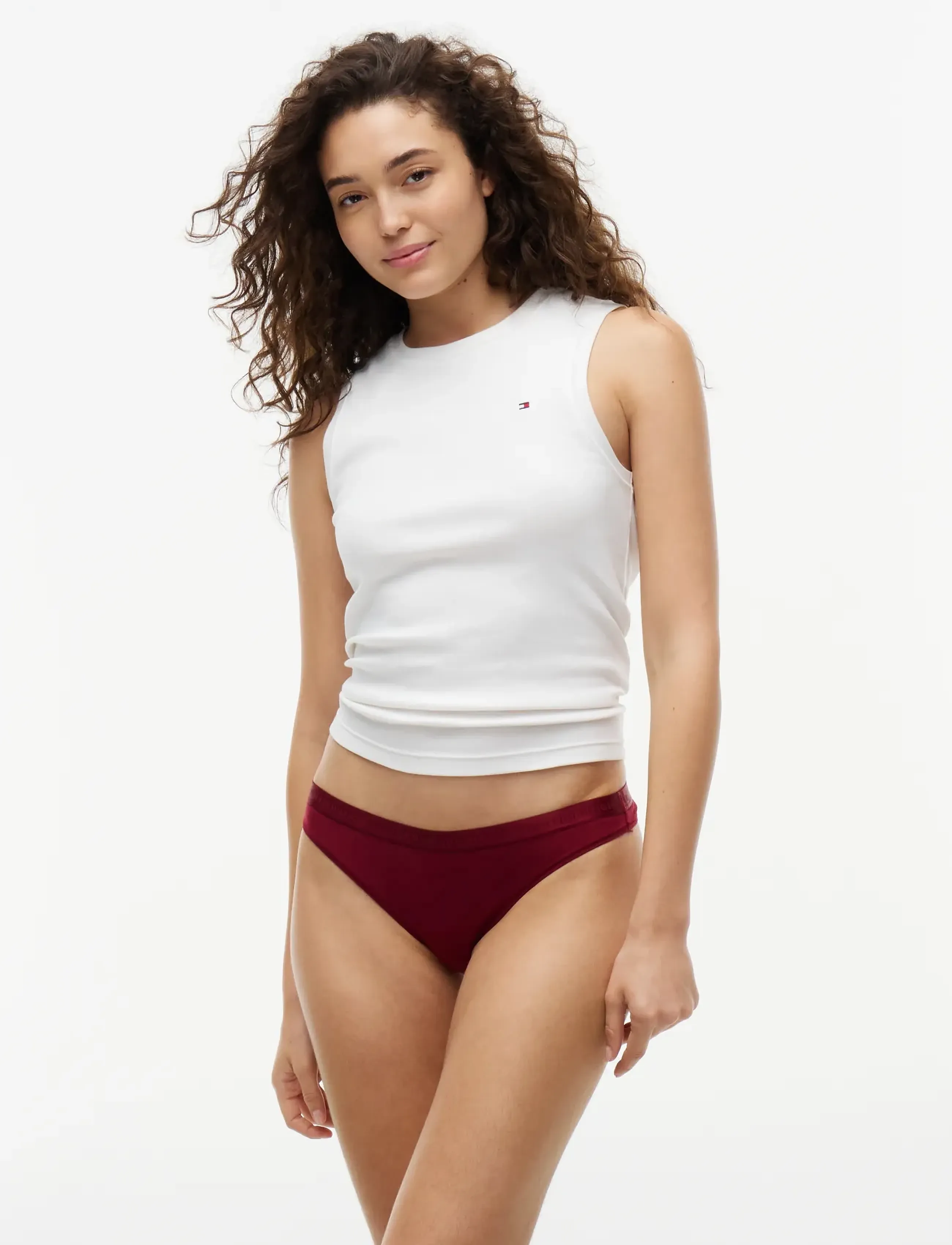 Tommy Hilfiger - 3 PACK THONG (EXT. SIZES) - stringtrusser - d blue fairisle rouge - 0