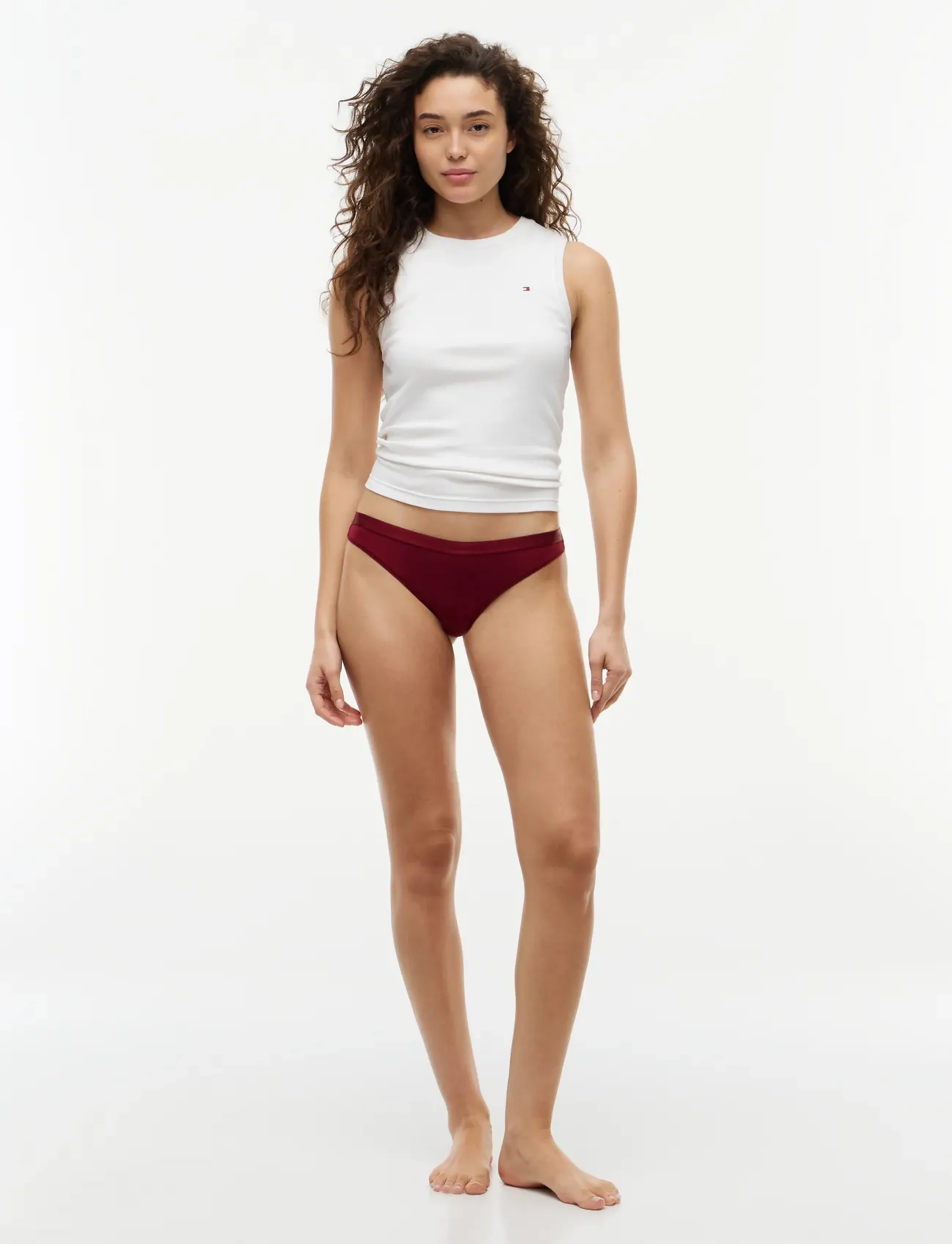 Tommy Hilfiger - 3 PACK THONG (EXT. SIZES) - stringtrusser - d blue fairisle rouge - 2