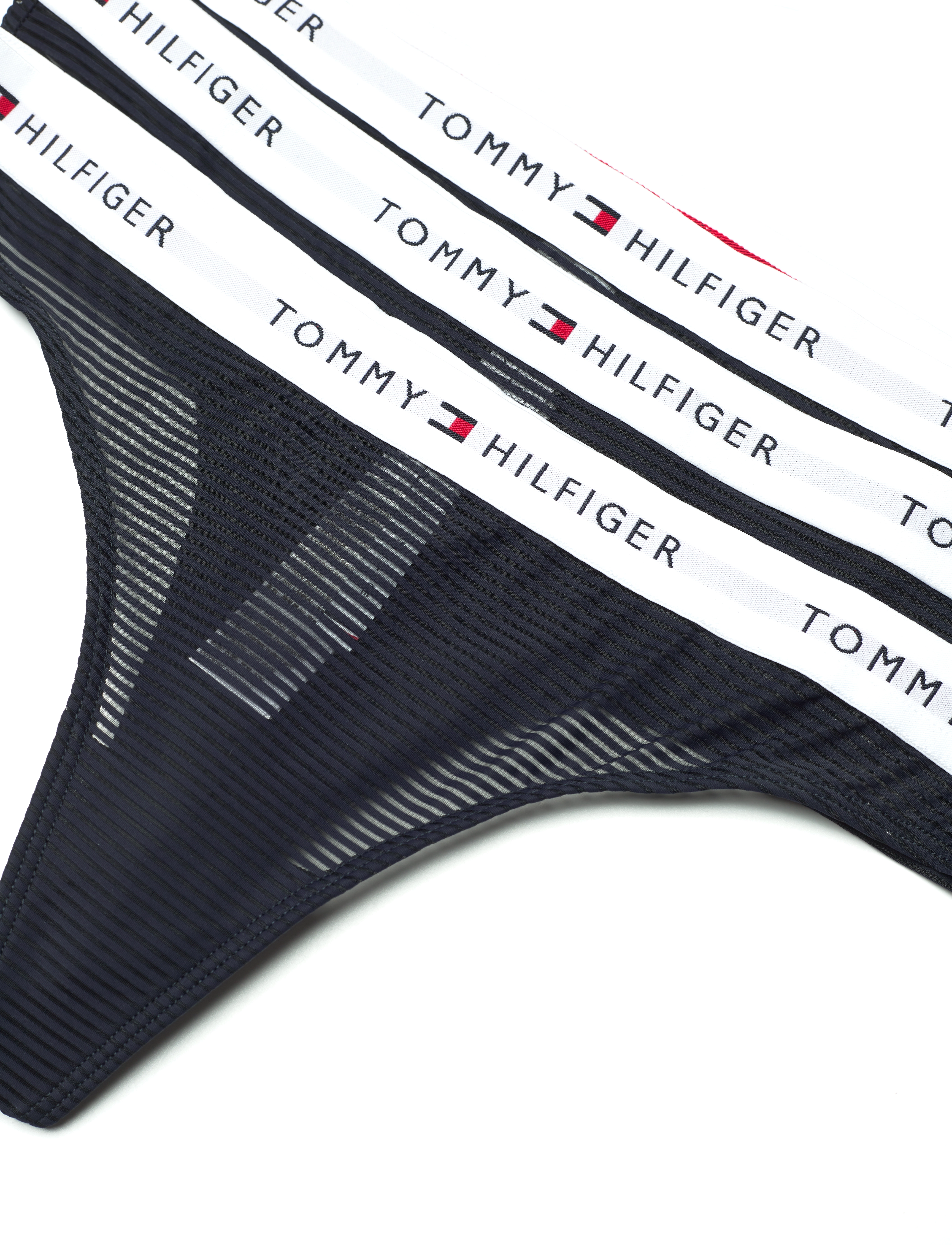 Tommy Hilfiger - 3 PACK MESH THONG - desert sky/desert sky/desert sky - 1