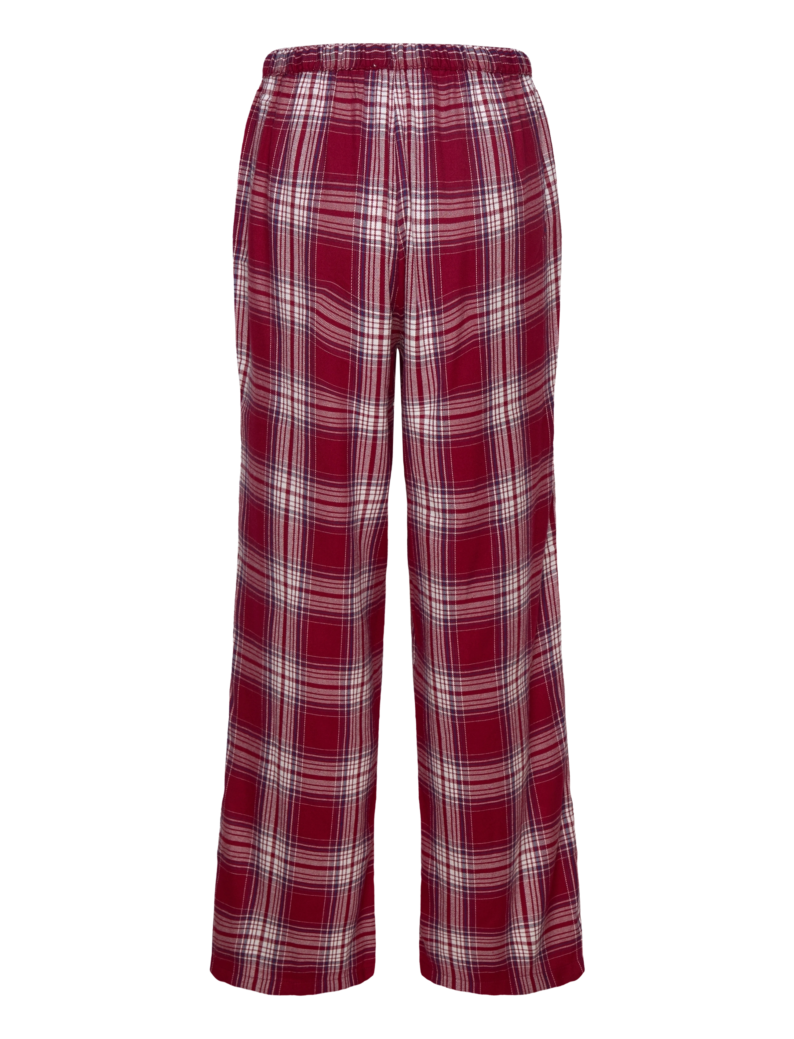 Tommy Hilfiger - LS FLNL SHIRT PJ SET (EXT.SIZE) - plaid check deep rouge - 4
