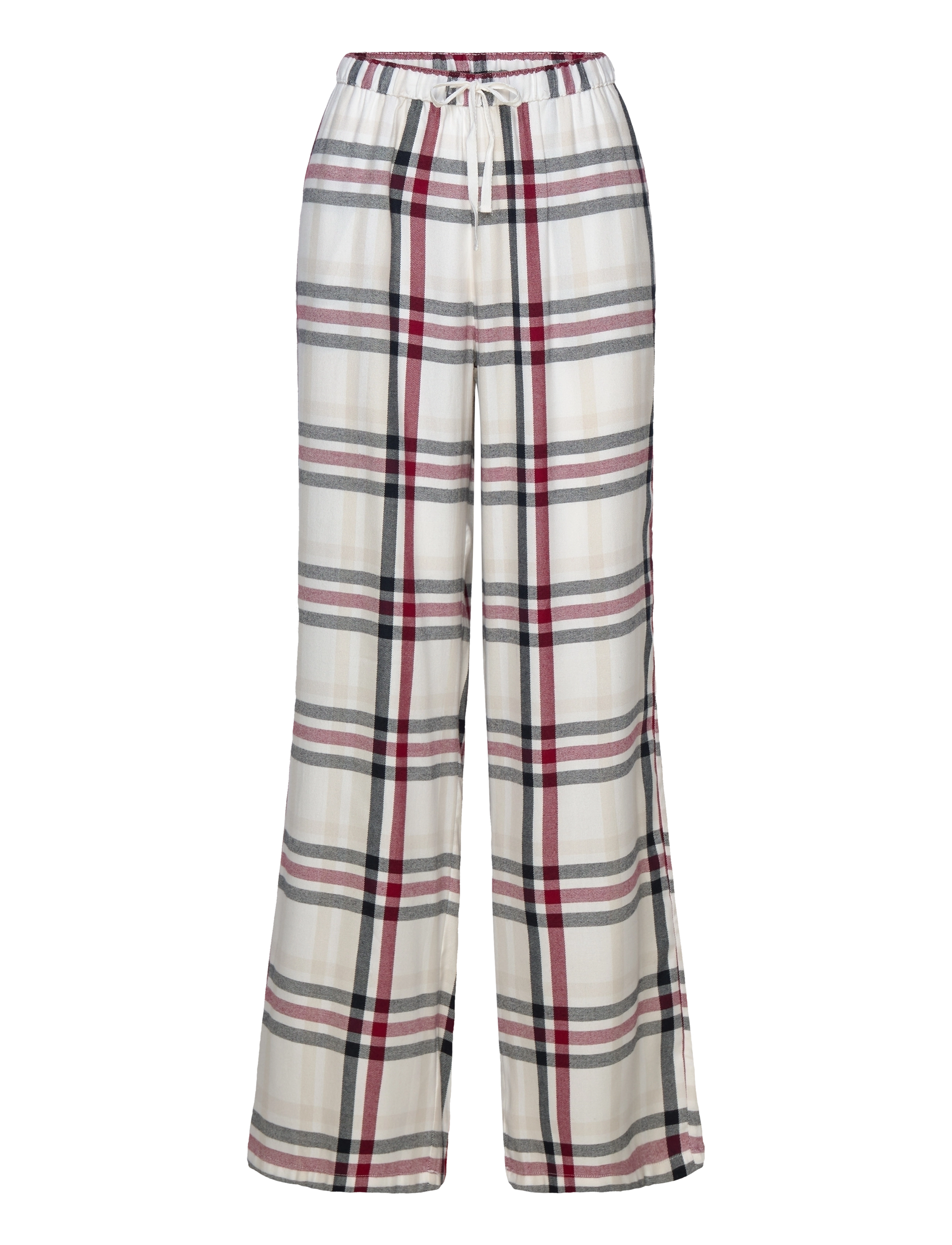 Tommy Hilfiger - GIFT FULL FLANNEL PJ SET&SLIPPER - heritage check ivory - 3