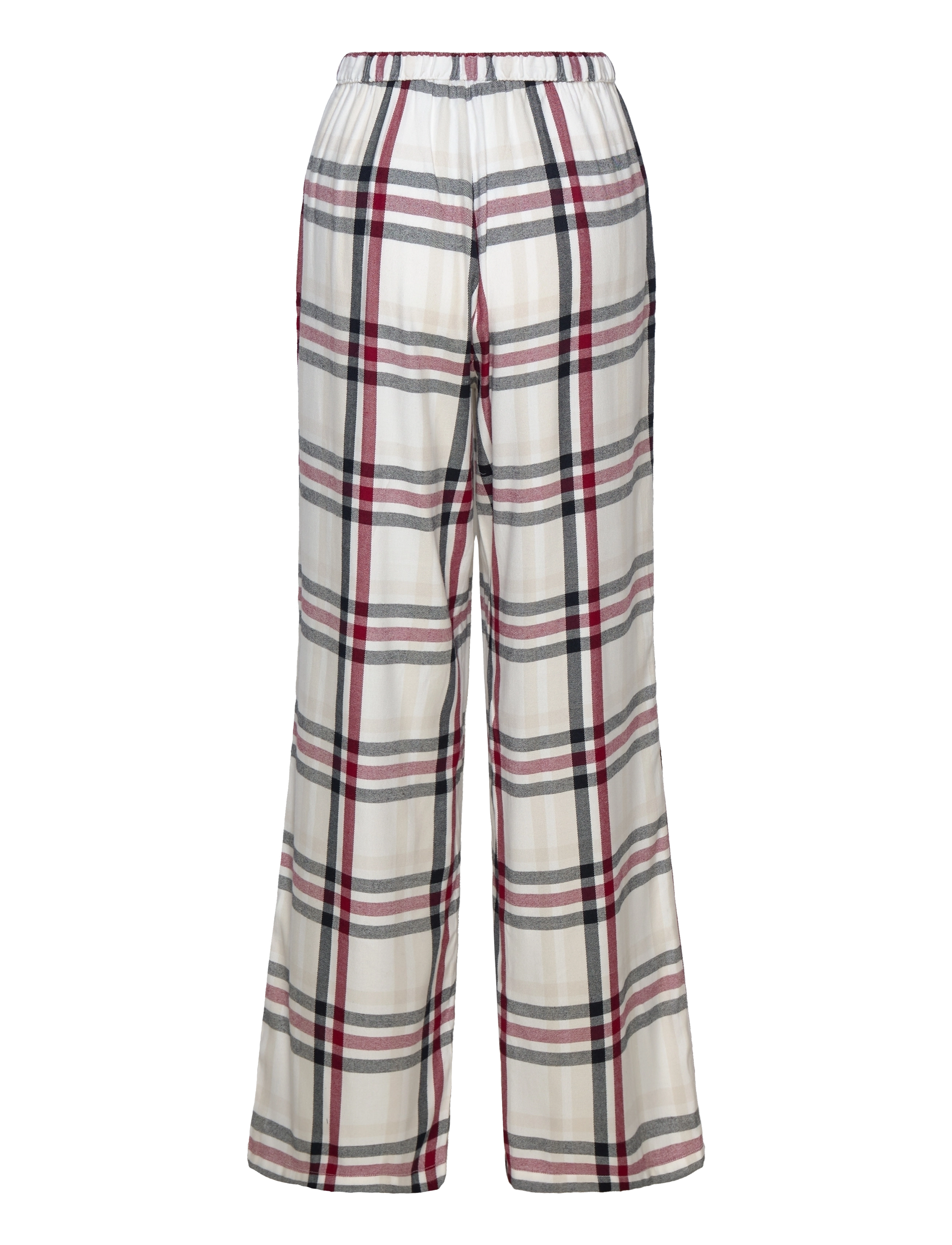 Tommy Hilfiger - GIFT FULL FLANNEL PJ SET&SLIPPER - heritage check ivory - 4