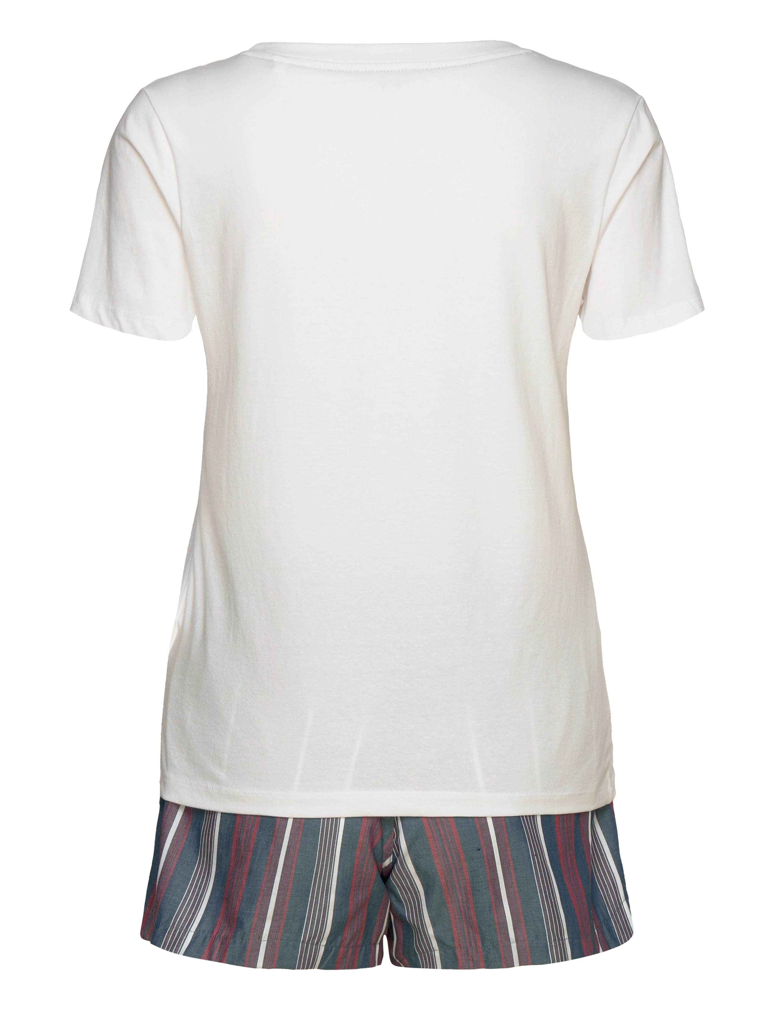 Tommy Hilfiger - WOVEN SS PJ SHORT SET - white/monotype stripes deep indigo - 1