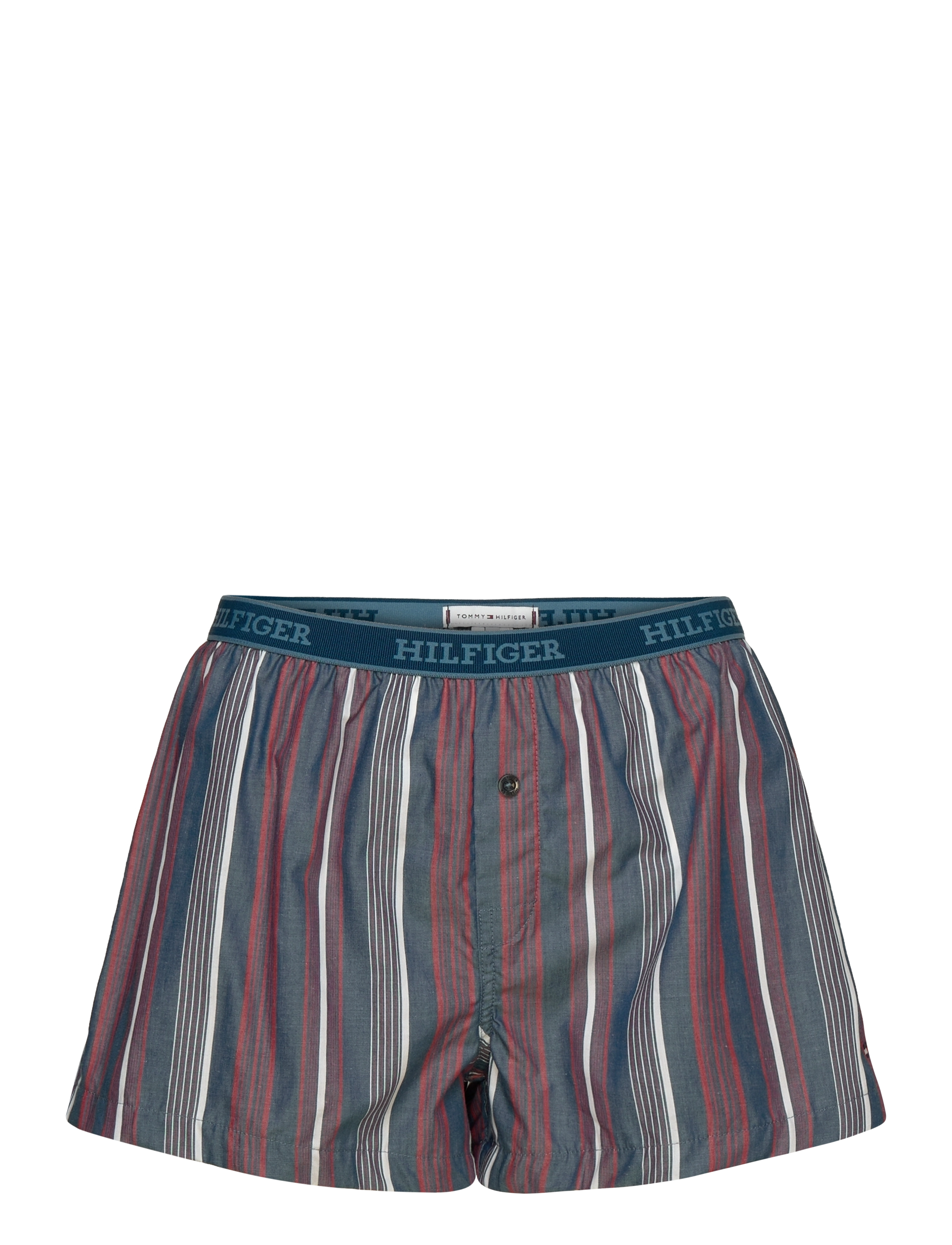 Tommy Hilfiger - WOVEN SS PJ SHORT SET - white/monotype stripes deep indigo - 2