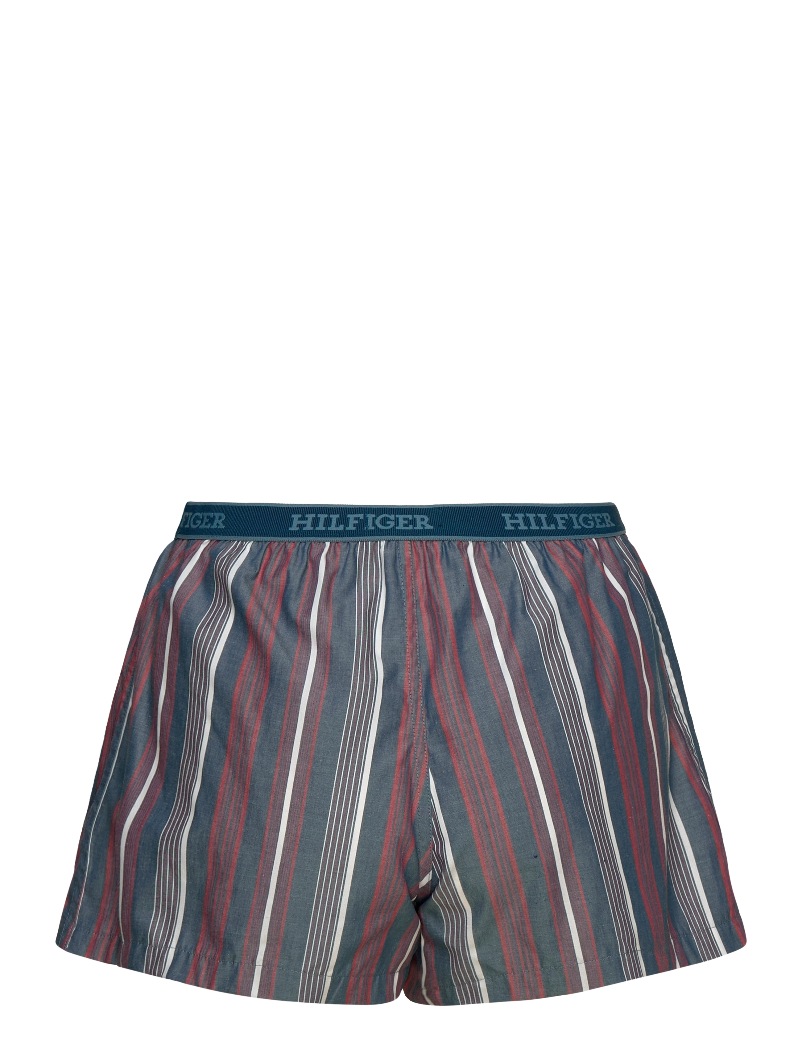 Tommy Hilfiger - WOVEN SS PJ SHORT SET - white/monotype stripes deep indigo - 3