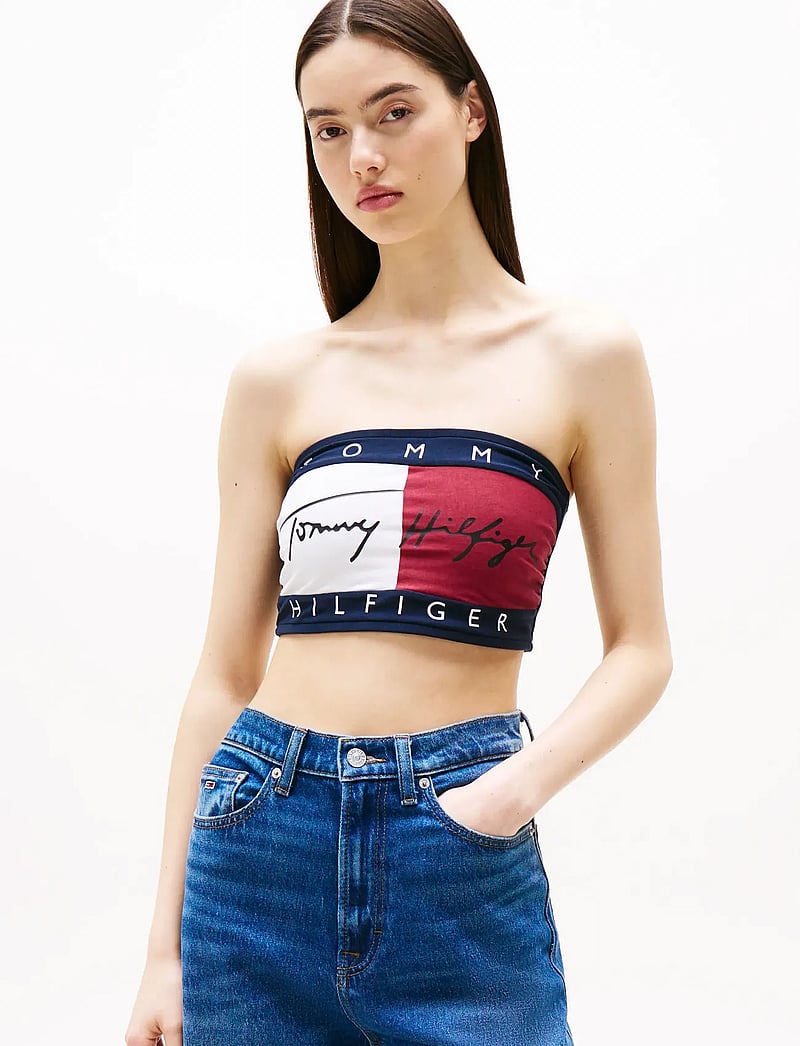 Tommy Hilfiger - BANDEAU - nabapluusid - dark night navy - 0