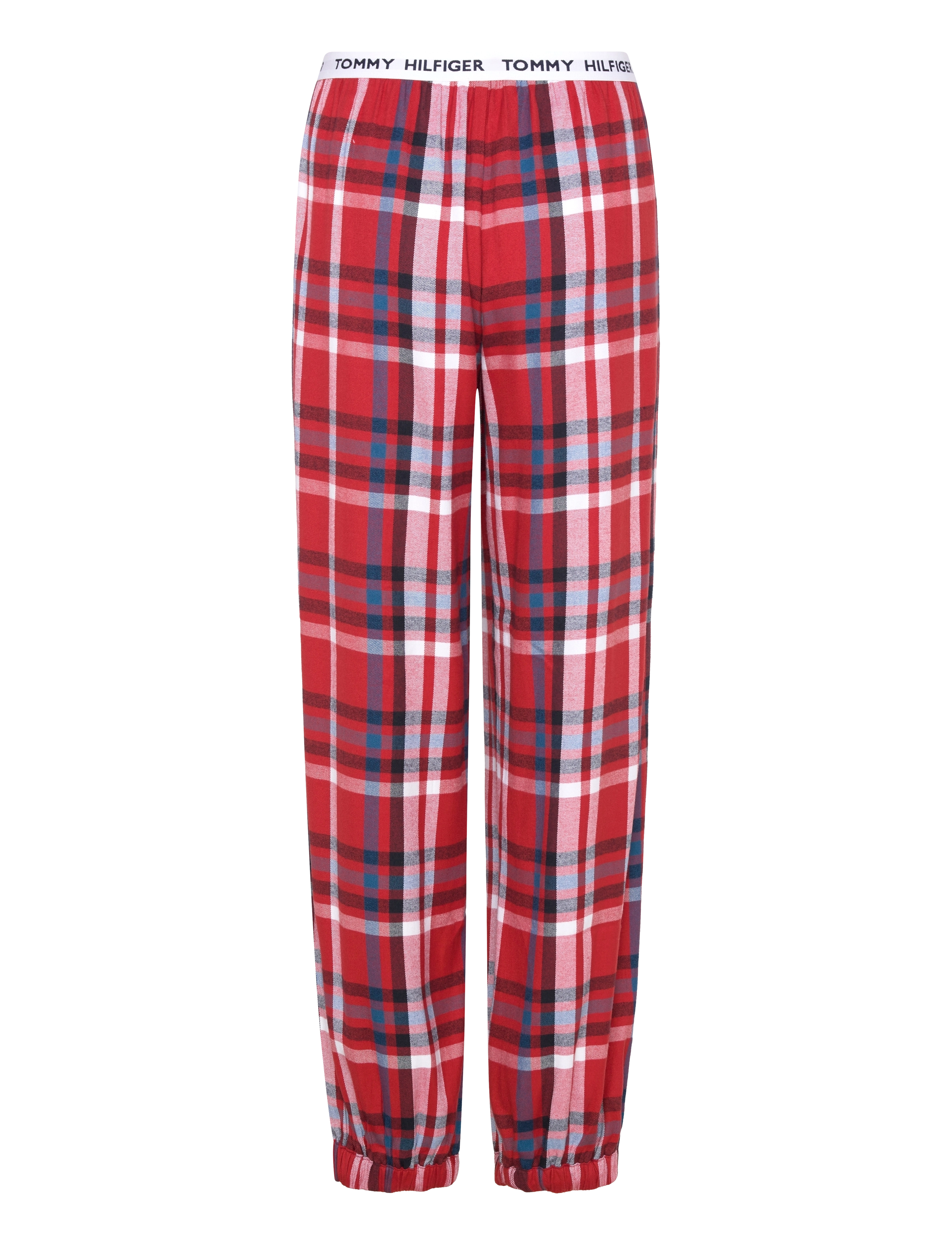 Tommy Hilfiger - FLANNEL CUFFED PANT - heritage plaid dark magma - 2