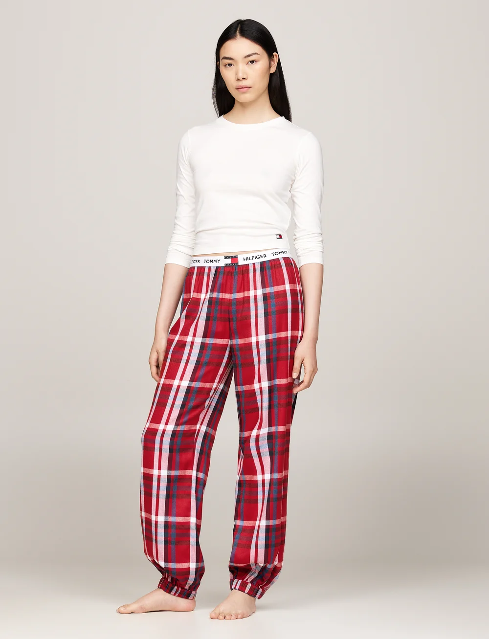 Tommy Hilfiger - LS T-SHIRT - tops - ecru - 5