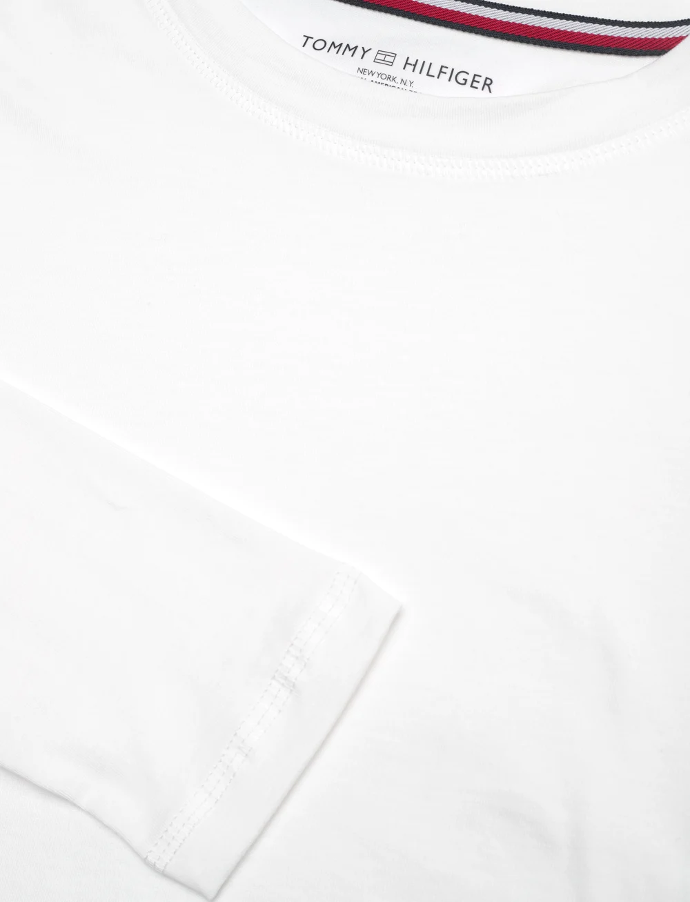 Tommy Hilfiger - LS T-SHIRT - tops - ecru - 3