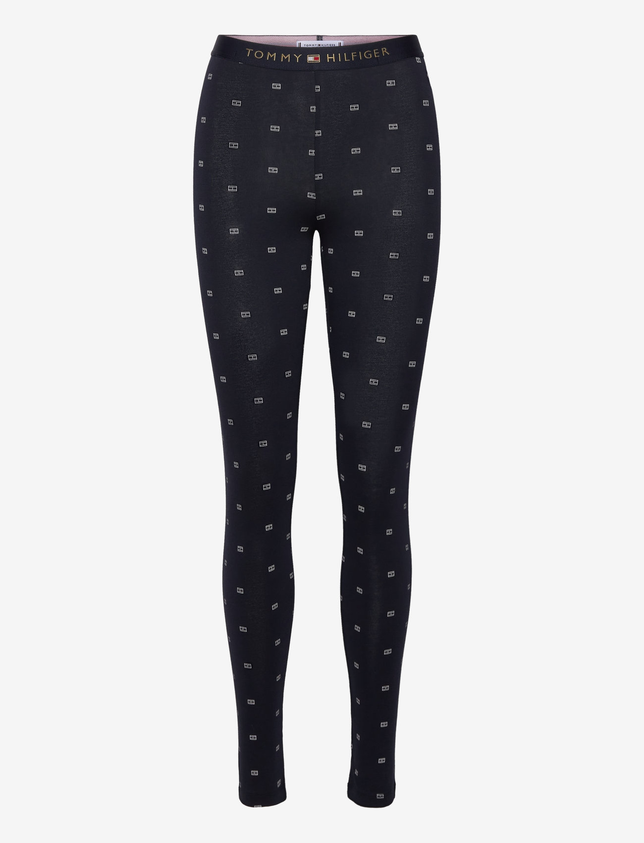 Tommy Hilfiger - GIFT LEGGING PJ SET W EYEMASK - pyjamas - mid grey ht / outline flag - 3