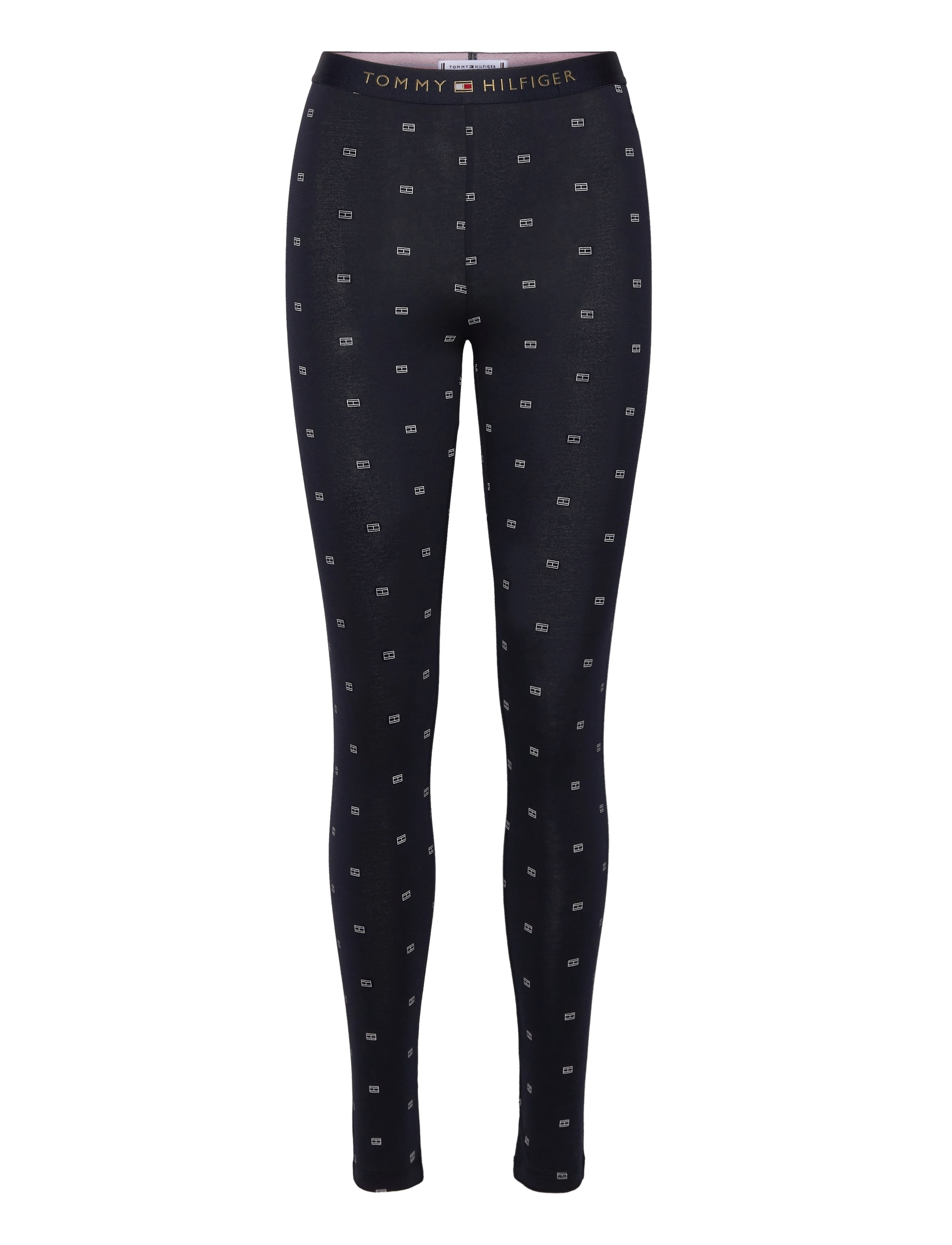 Tommy Hilfiger - GIFT LEGGING PJ SET W EYEMASK - mid grey ht / outline flag - 3