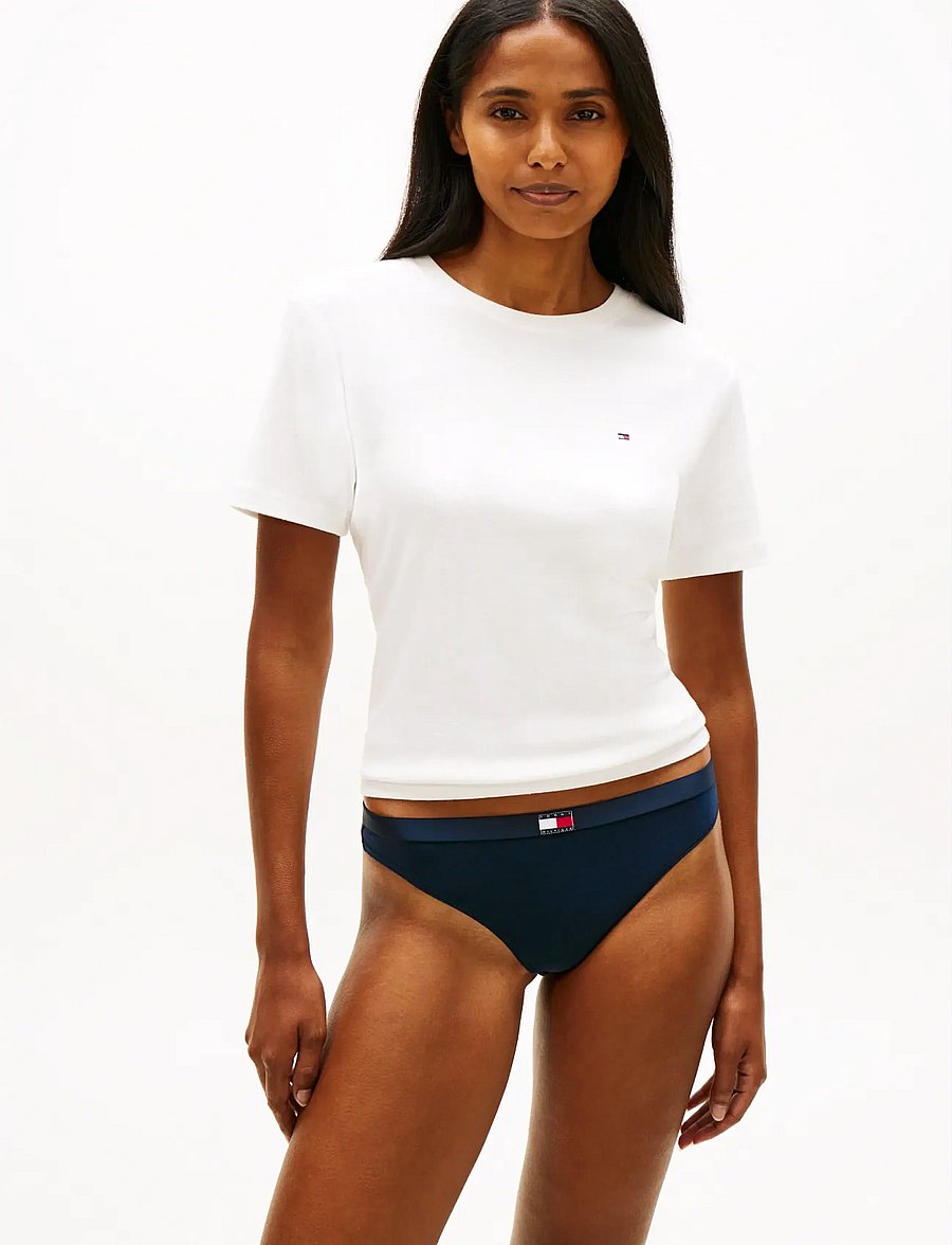 Tommy Hilfiger - 5 PACK THONG - tangas - b blue cab org navy navy rose - 0