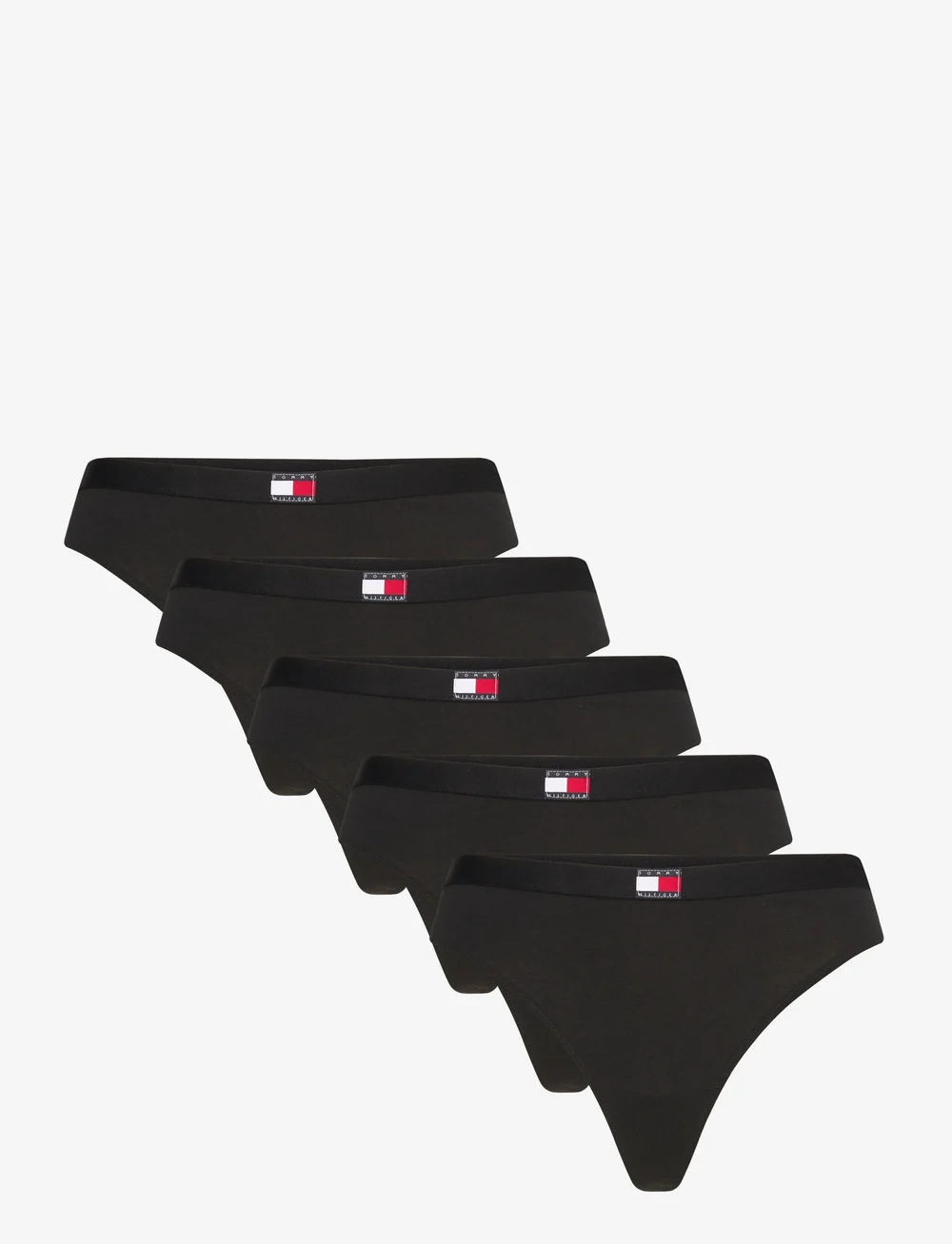 Tommy Hilfiger - 5 PACK THONG - string - black pack - 1