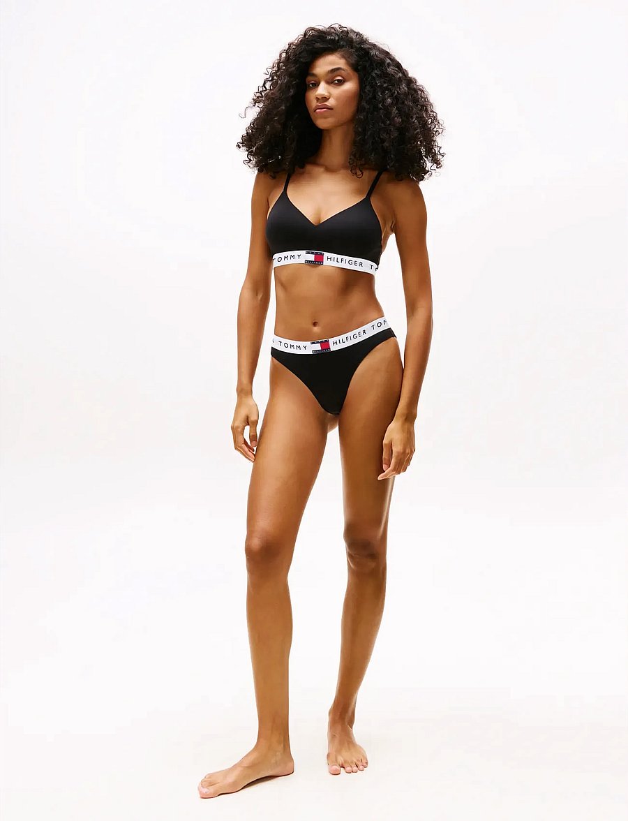 Tommy Hilfiger - BRALETTE LIFT - rinnahoidja - black - 5