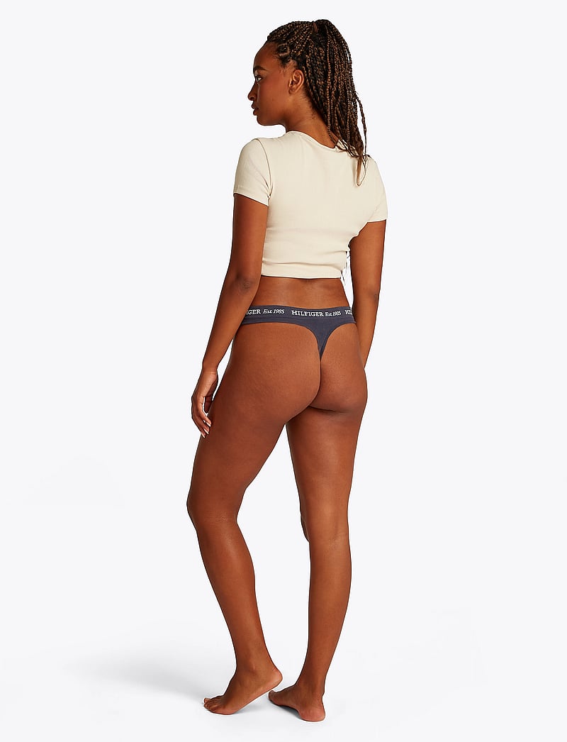 Tommy Hilfiger - THONG - stringtrosor - dark night navy - 3