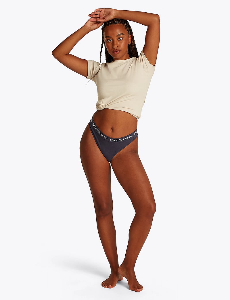 Tommy Hilfiger - THONG - stringtrosor - dark night navy - 4